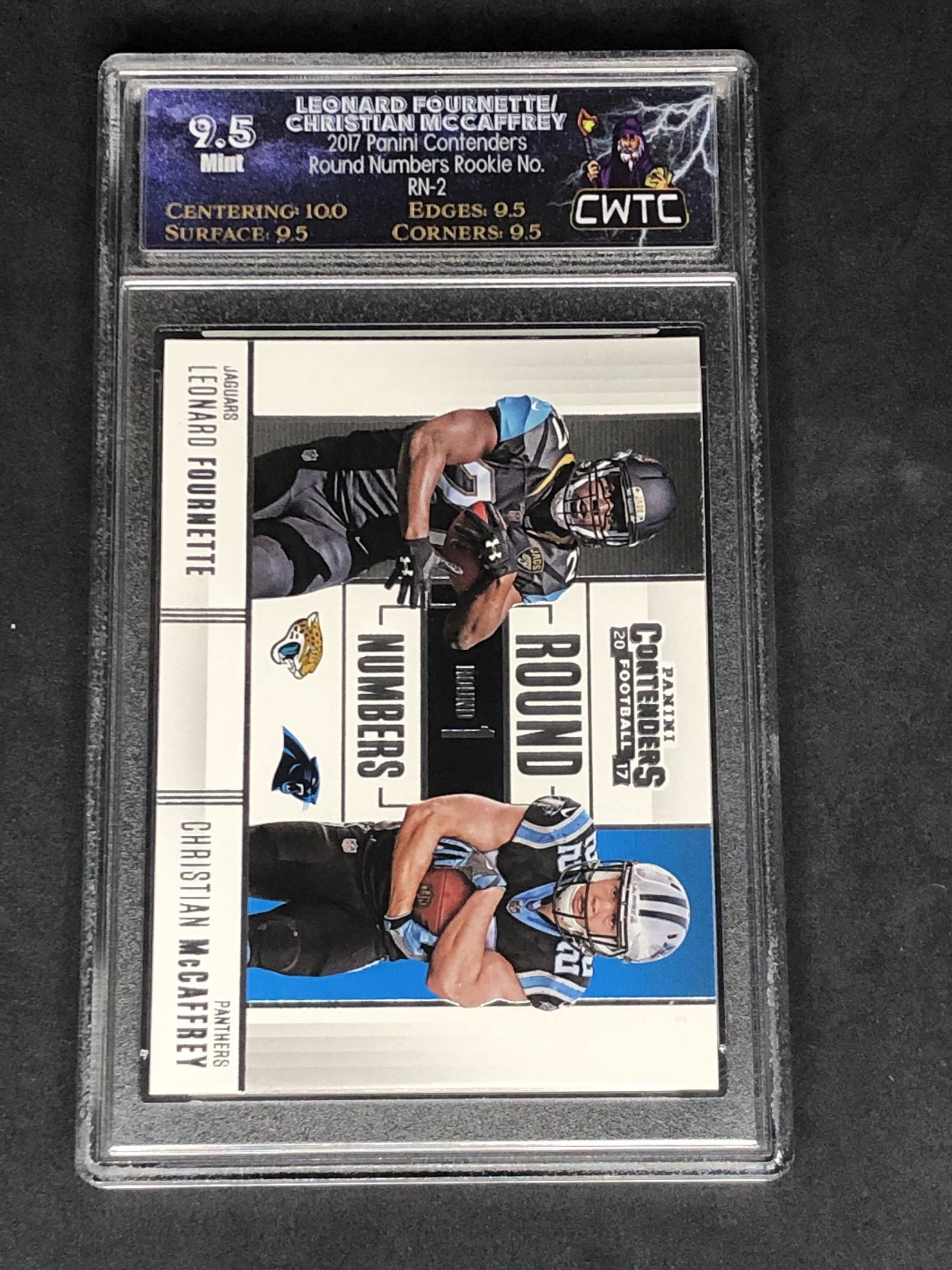 Leonard Fournette/ Christian McCaffrey Panini Rookie (1 of 1)