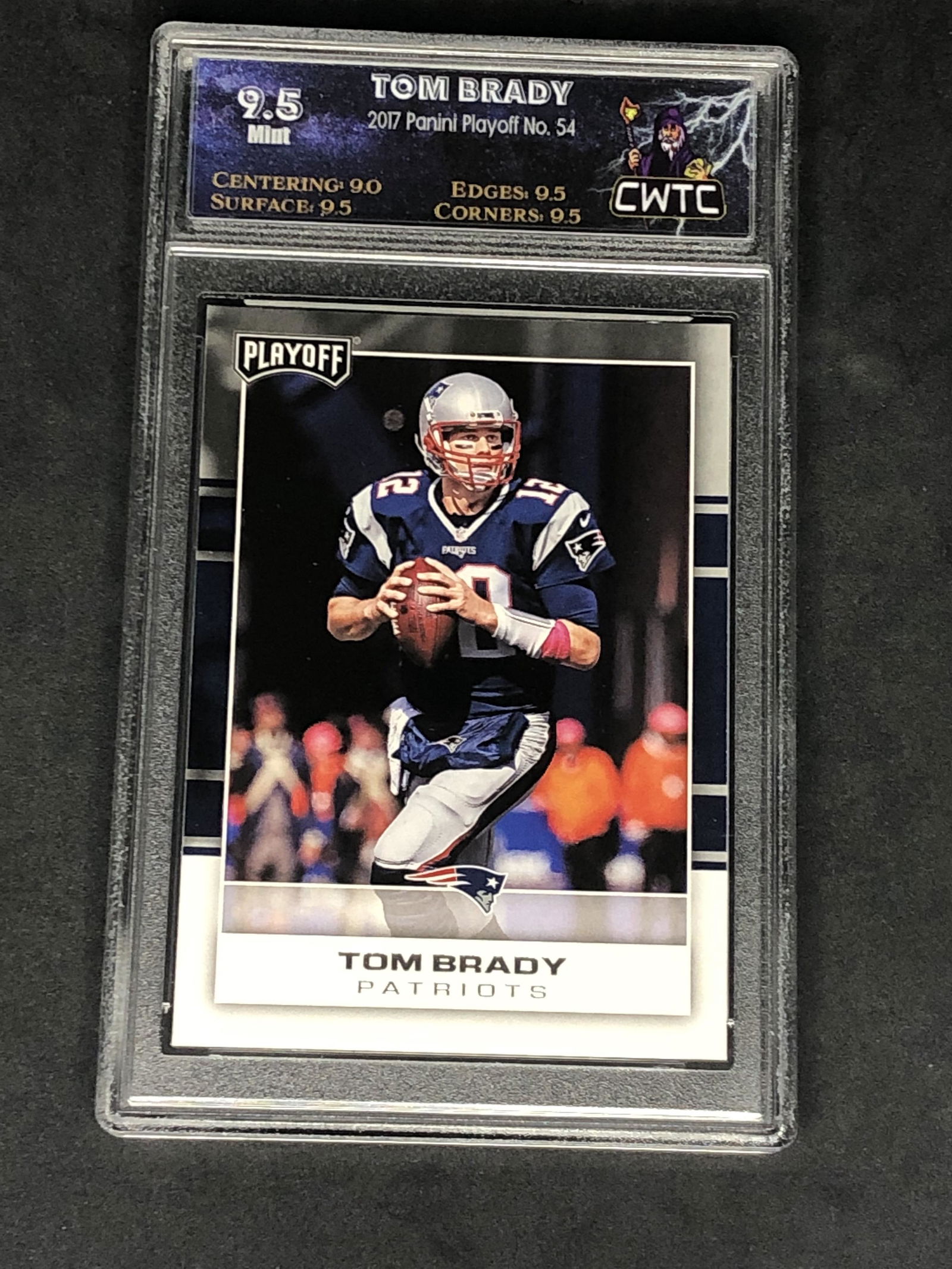Tom Brady Panini Playoff Graded CWTC 9.5 (1 of 1)