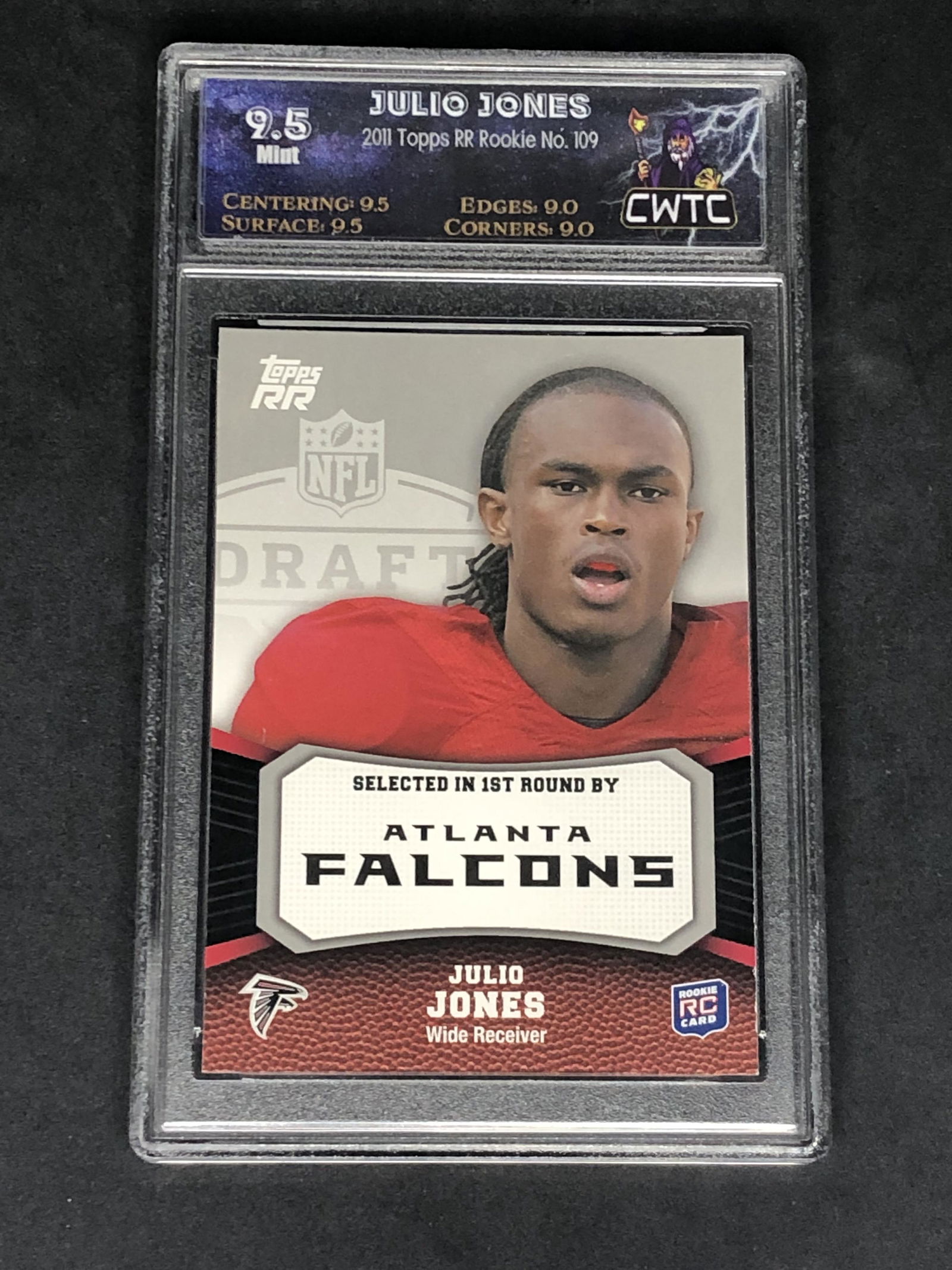 Julio Jones Topps Rookie Graded CWTC 9.5 (1 of 1)
