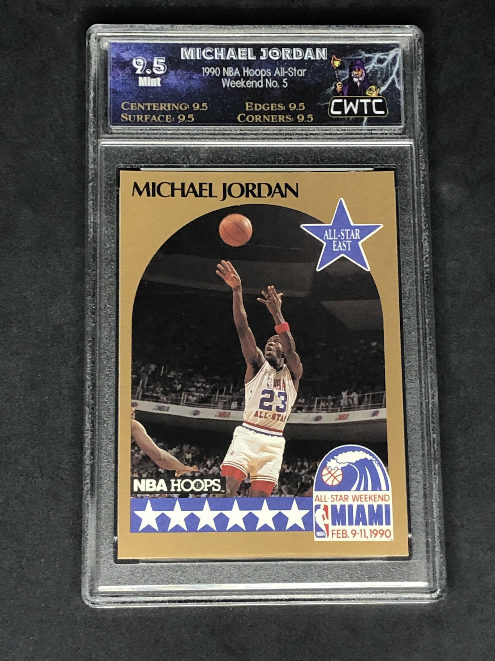 Michael Jordan NBA Hoops Graded CWTC 9.5 (1 of 1)
