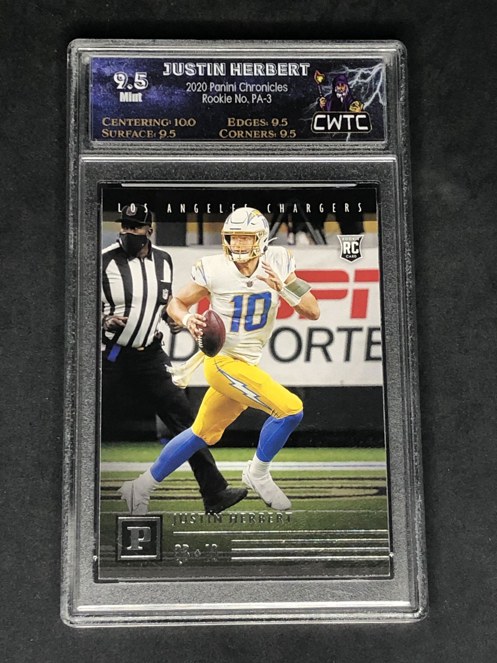 Justin Herbert Panini Chronicles Graded CWTC 9.5 (1 of 1)