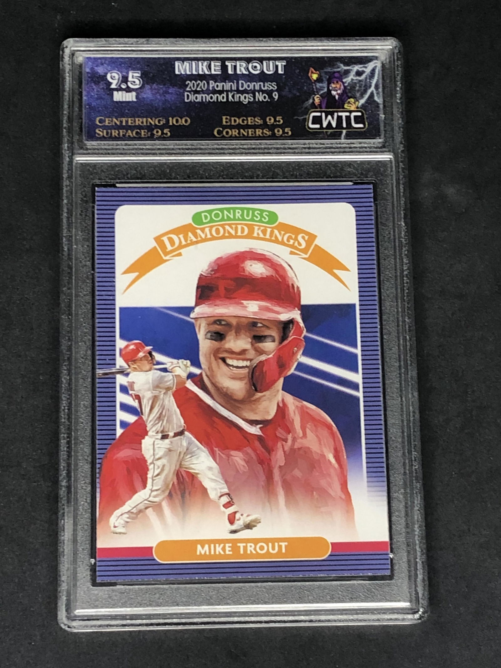 Mike Trout Panini Donruss Diamond Kings Graded CWTC 9.5 (1 of 1)