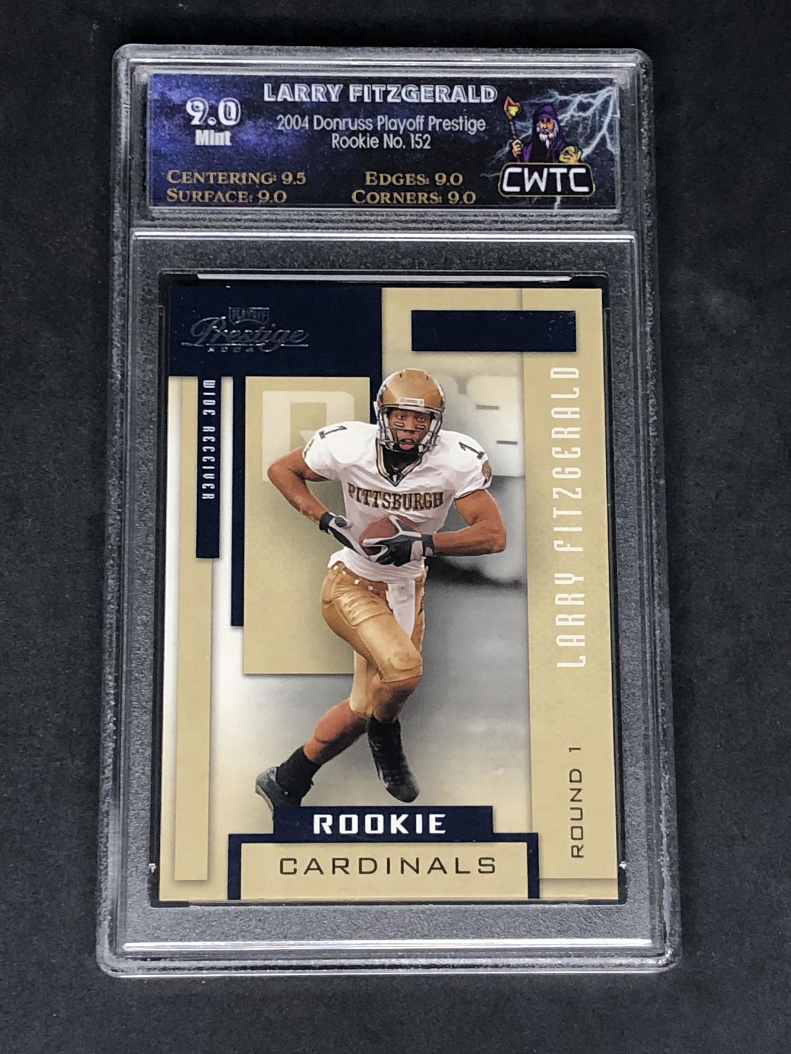 Larry Fitzgerald Donruss Rookie Graded CWTC 9 (1 of 1)