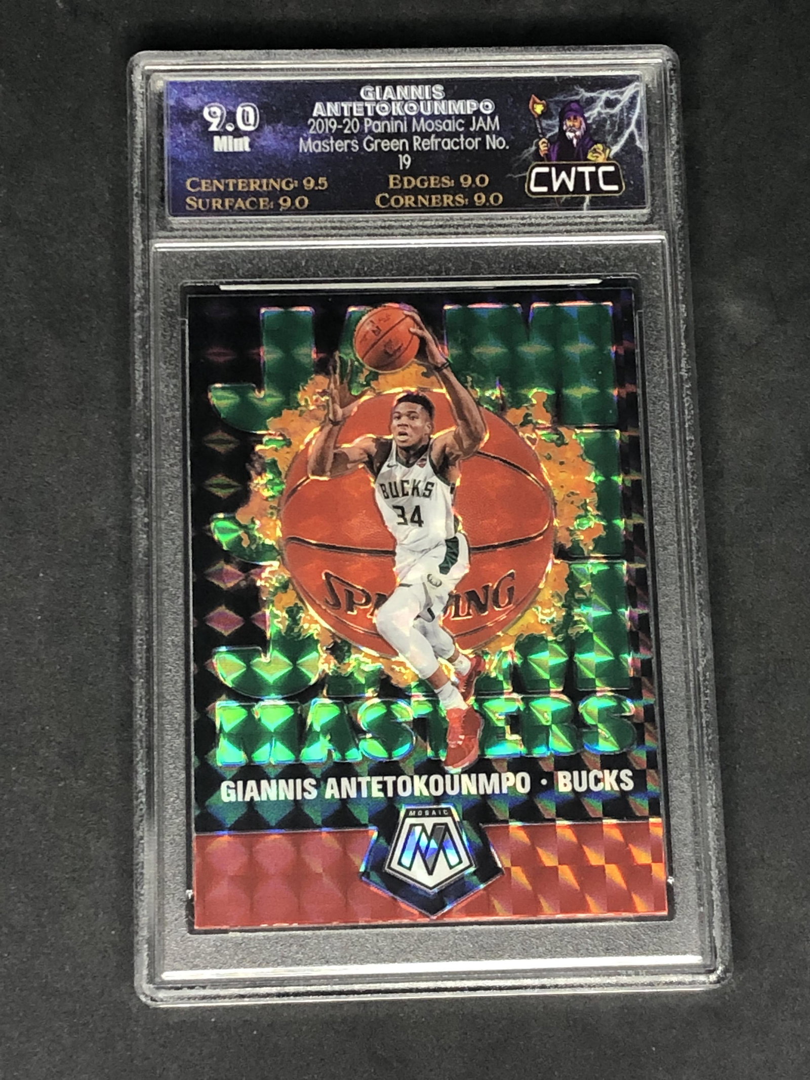 Giannis Antetokounmpo Panini Mosaic Jam Masters Green (1 of 1)