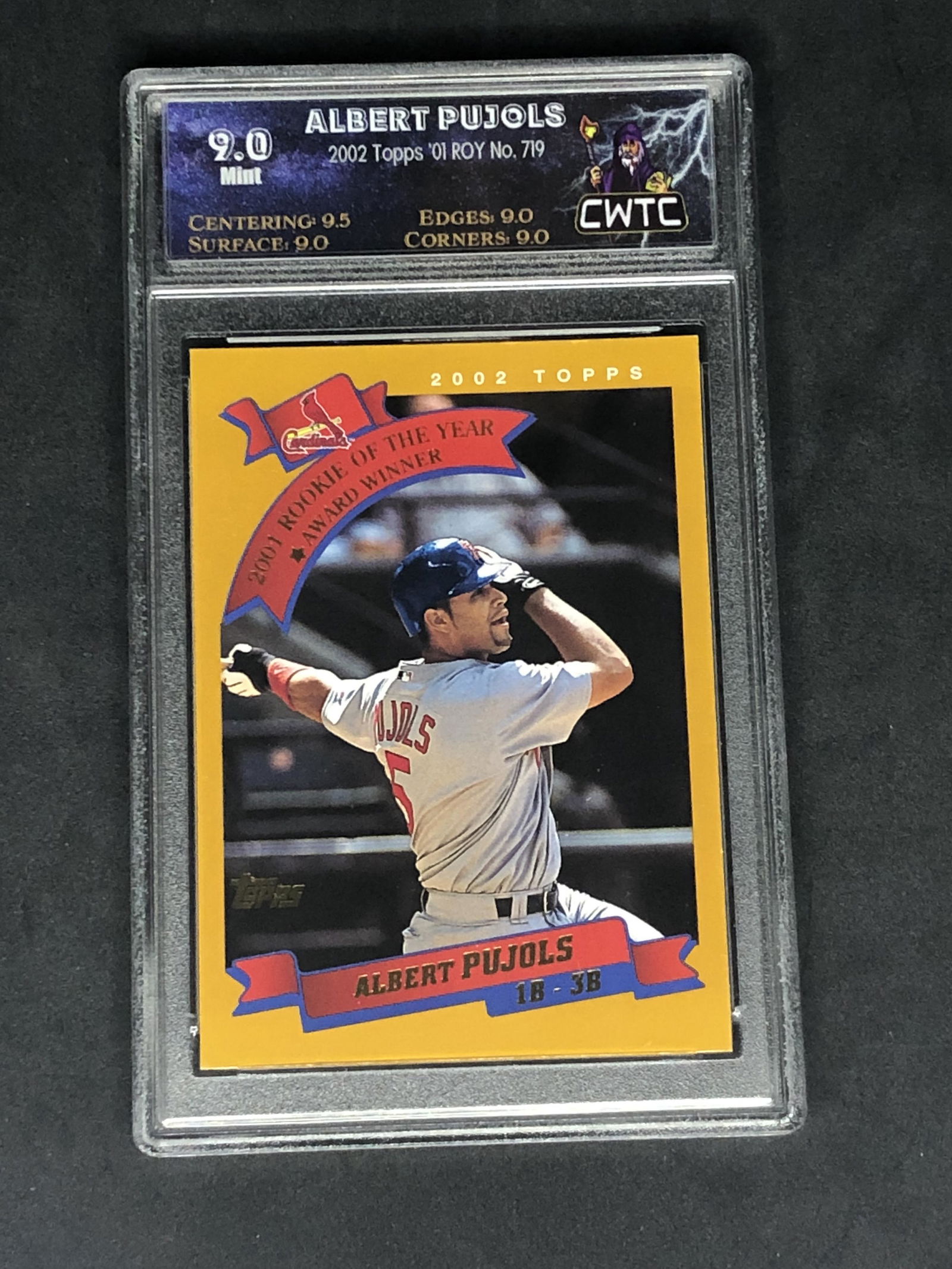Albert Pujols Topps Graded CWTC 9 (1 of 1)