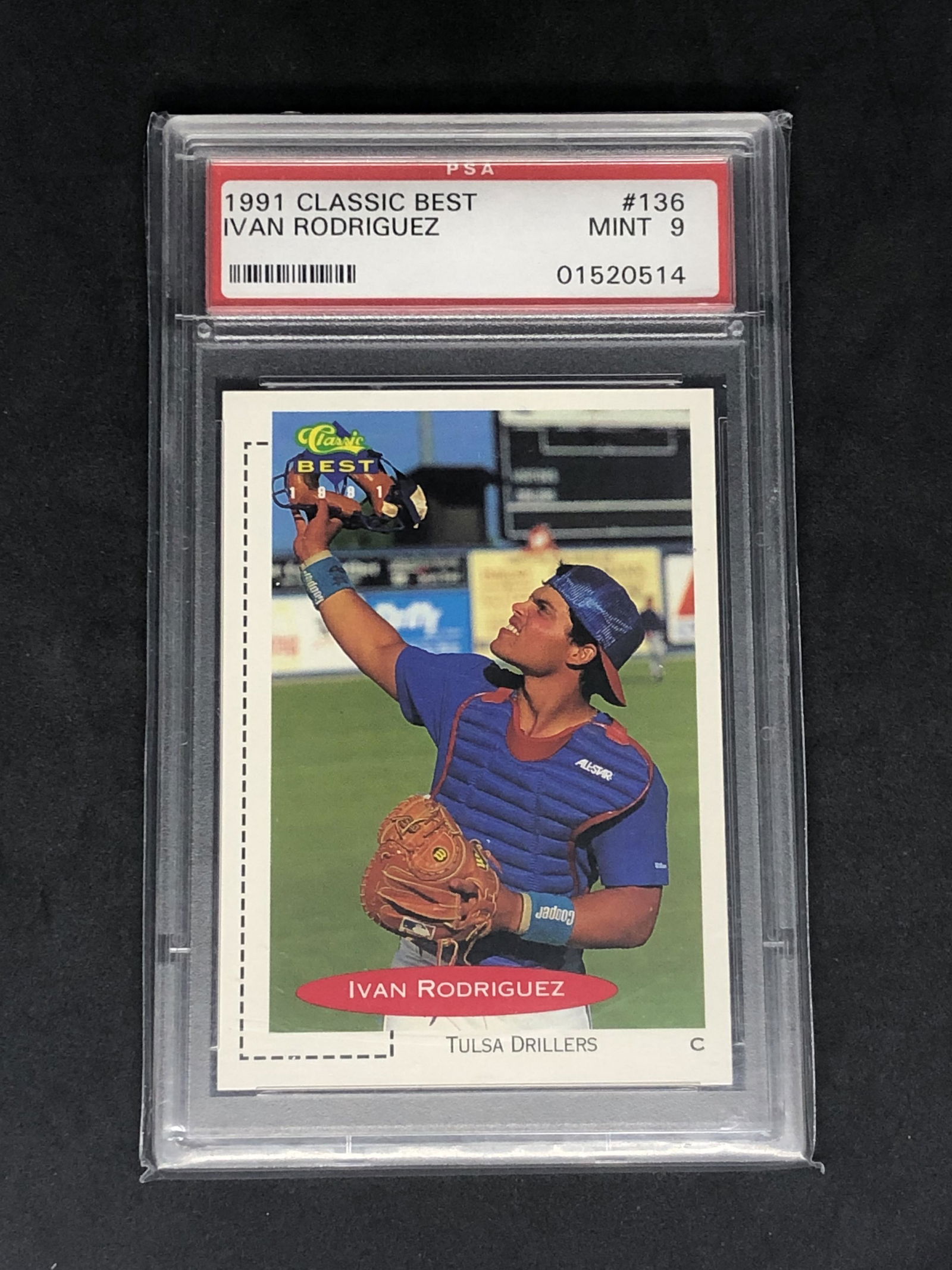Ivan Rodriguez 1991 Classic Best PSA 9 (1 of 1)