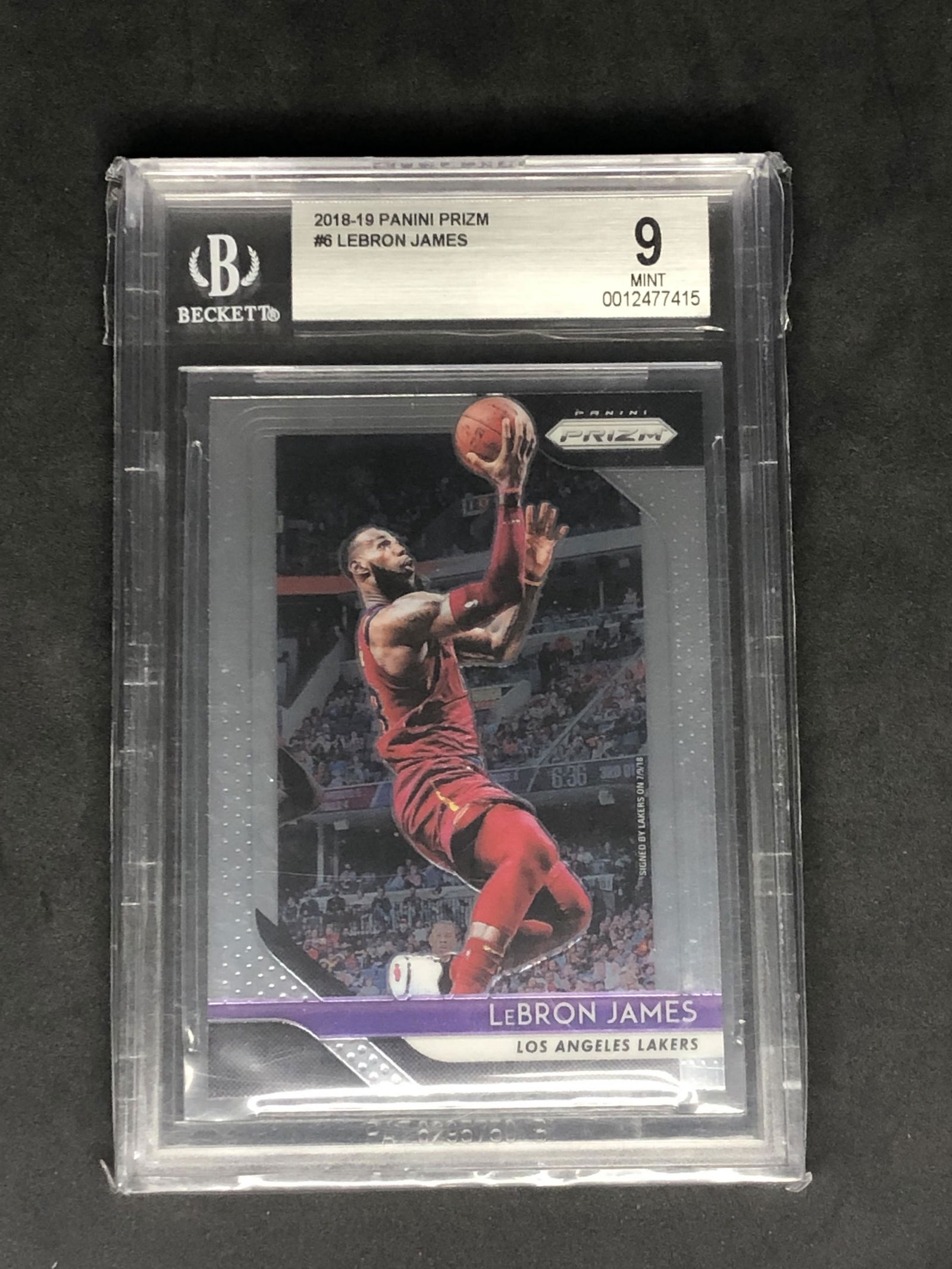 LeBron James Panini Prizm Beckett 9 (1 of 1)