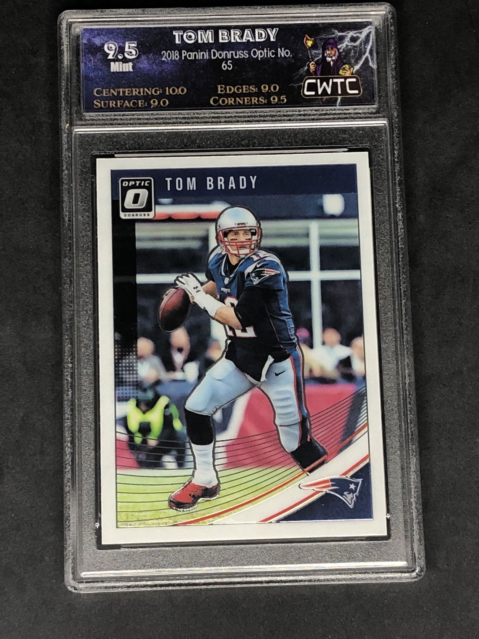 Tom Brady Panini Donruss Optic Graded CWTC 9.5 (1 of 1)