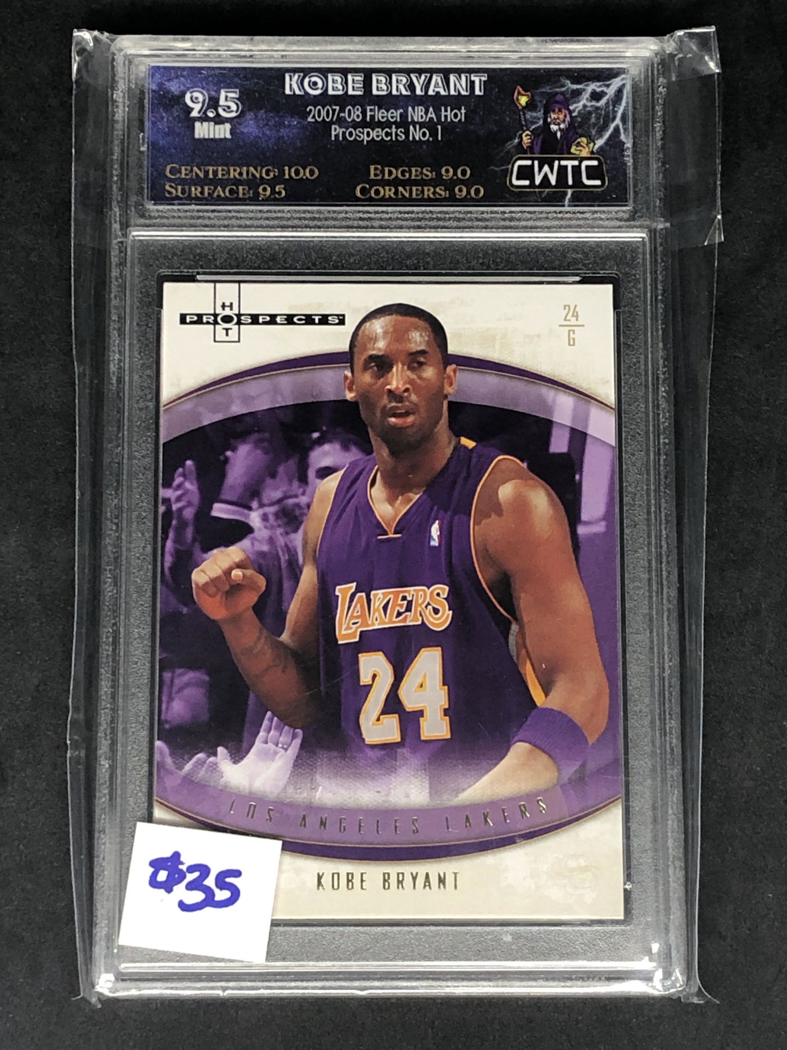 Kobe Bryant Fleer NBA Hot Prospects Graded CWTC 9.5 (1 of 1)