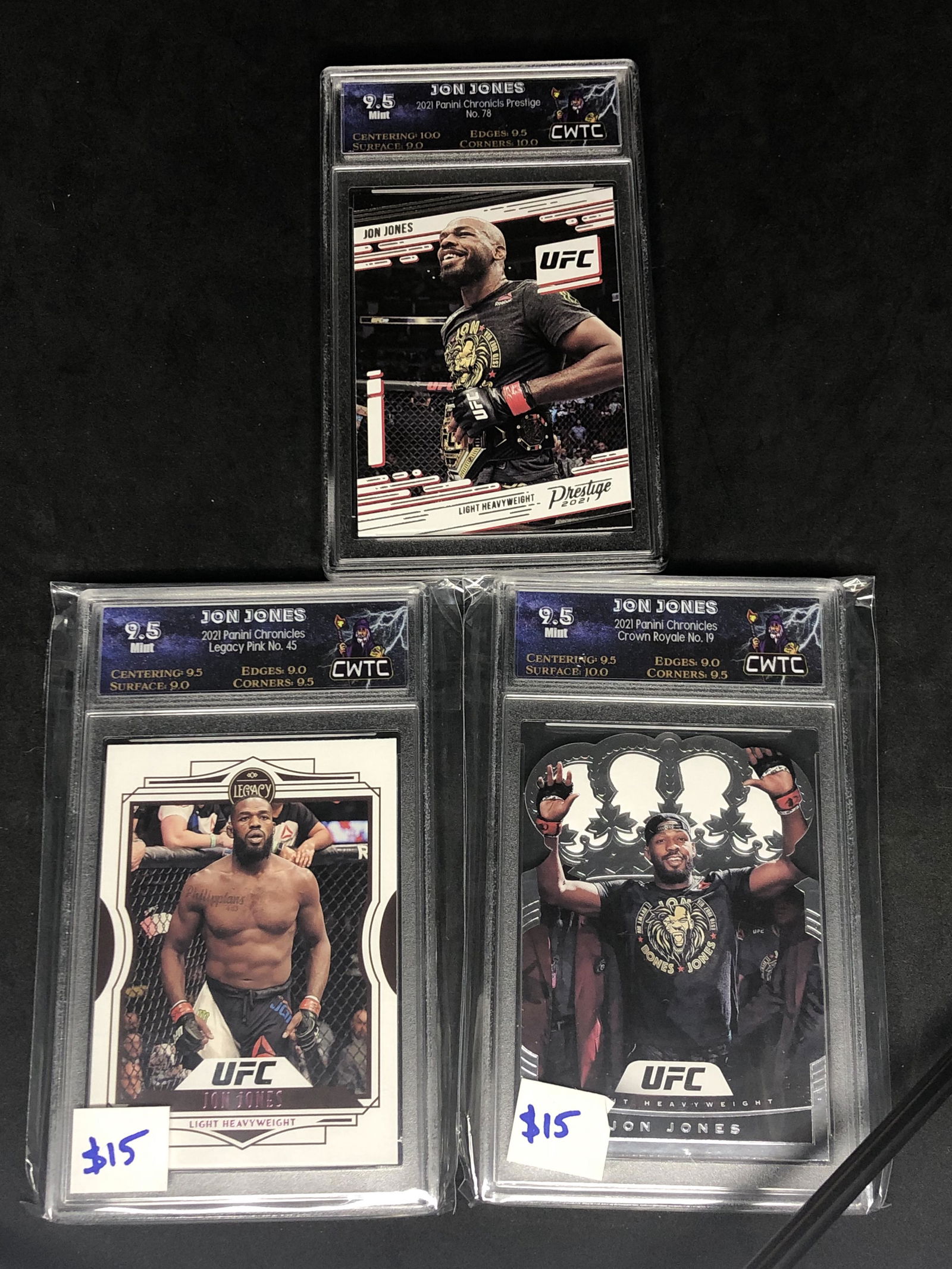 Jon Jones Panini UFC Graded Cards (1 of 1)