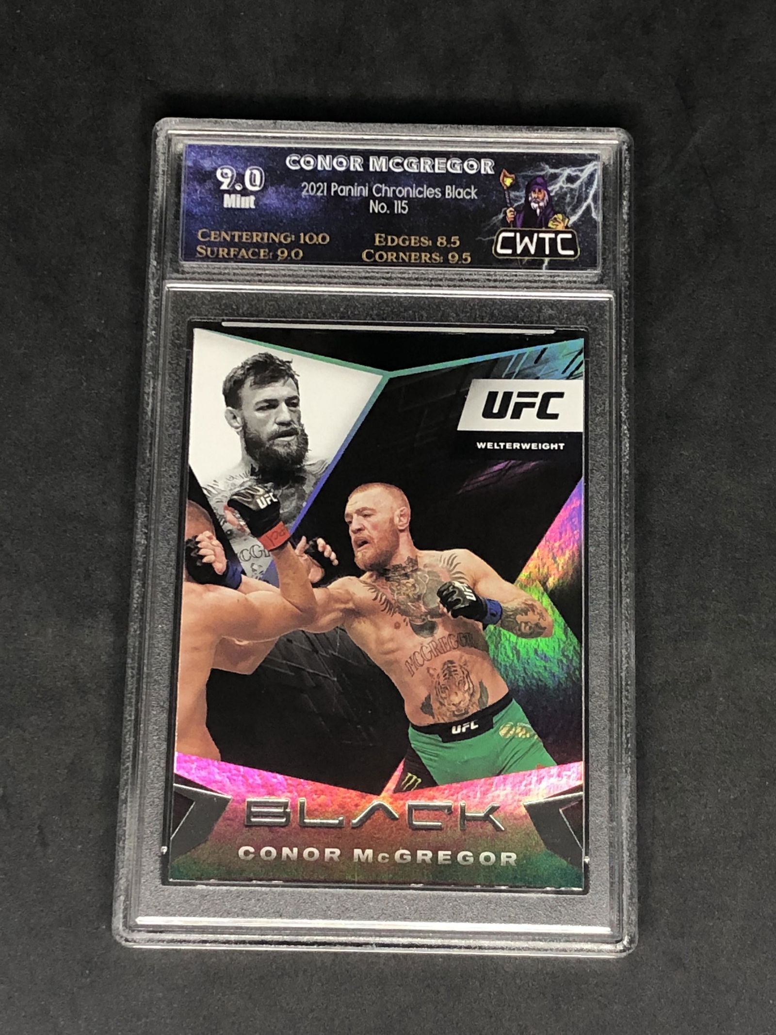 Conor MCGregor Panini Black Graded CWTC 9 (1 of 1)
