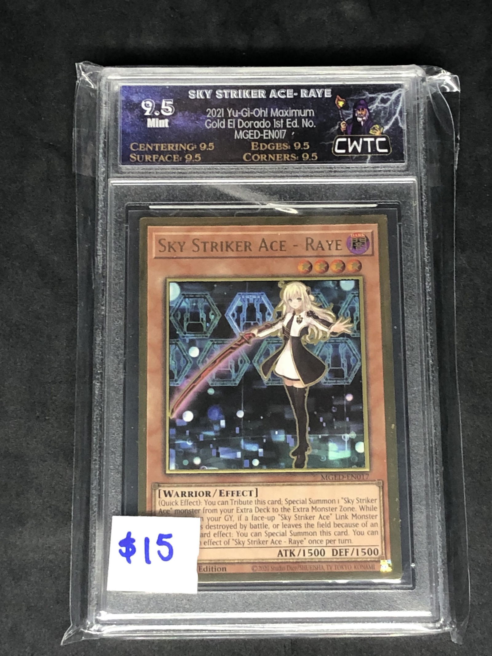 Sky Striker Ac Raye Maximum Gold Graded CWTC 9.5 (1 of 1)