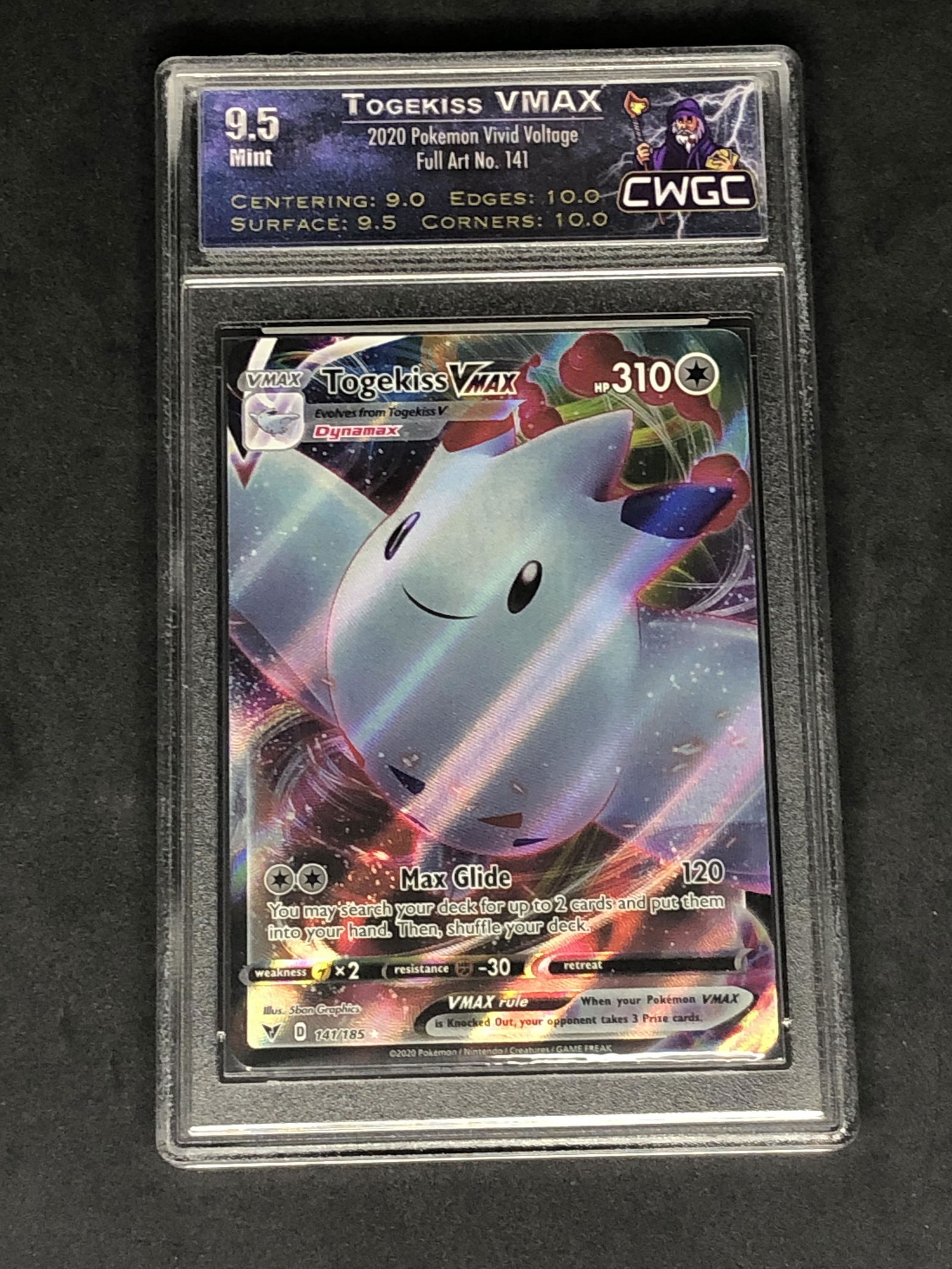 Togekiss VMAX Pokemon Card Graded CWTC 9.5 (1 of 1)