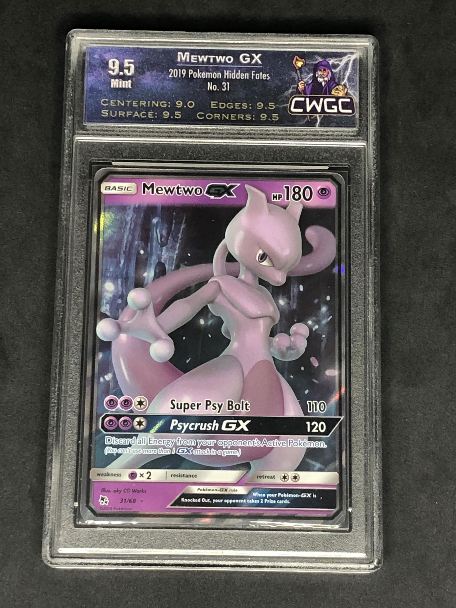 Mewtwo GX Graded CWTC 9.5 (1 of 1)
