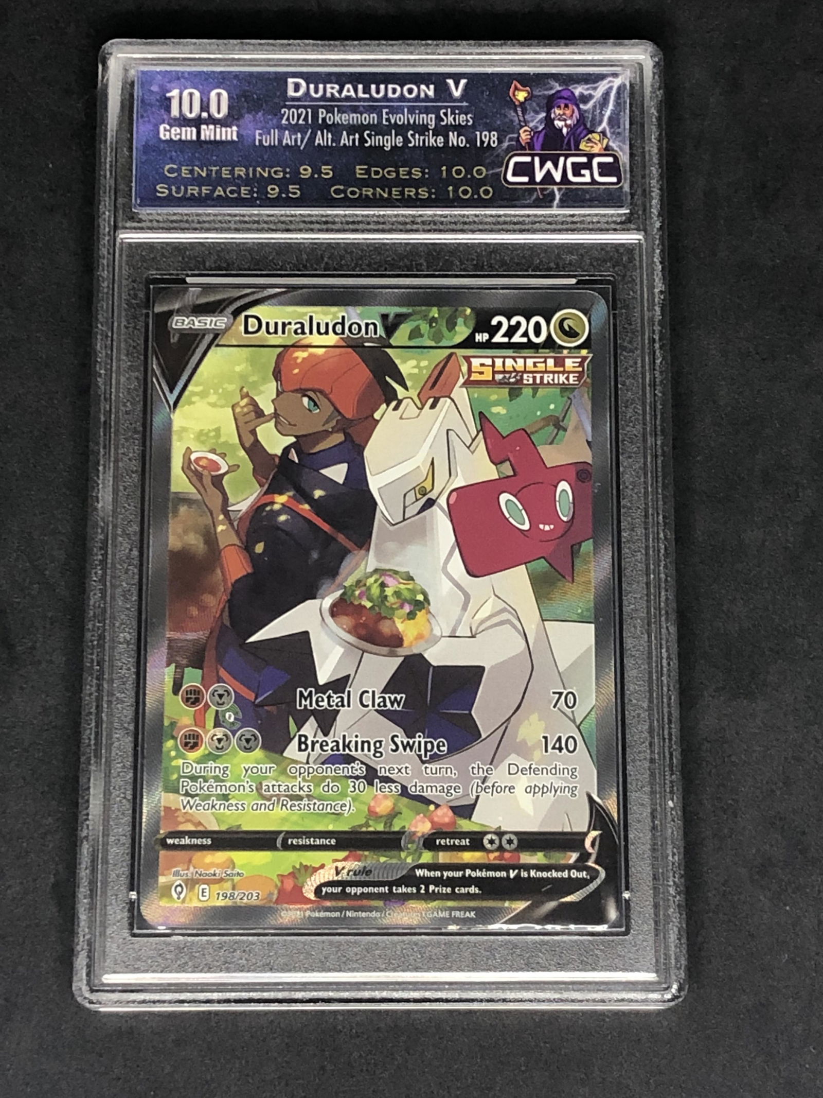 Duraludon V Alternate Art Graded CWTC 10 (1 of 1)