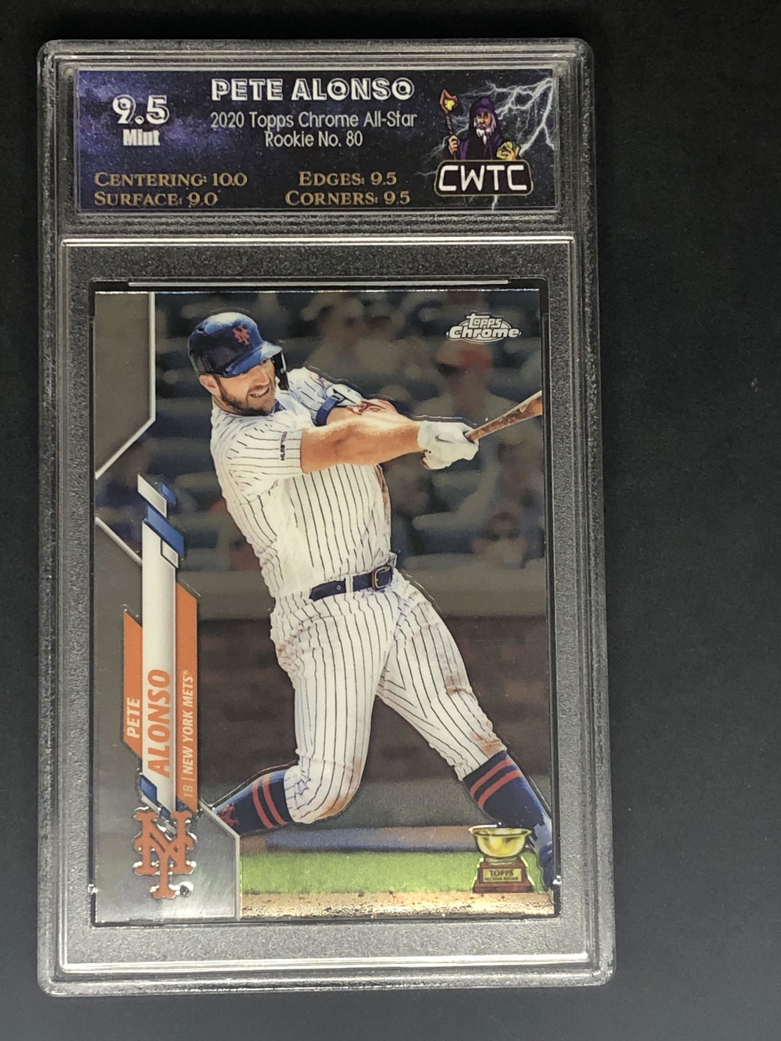 Pete Alonso Topps Chrome Rookie Graded CWTC 9.5 (1 of 1)
