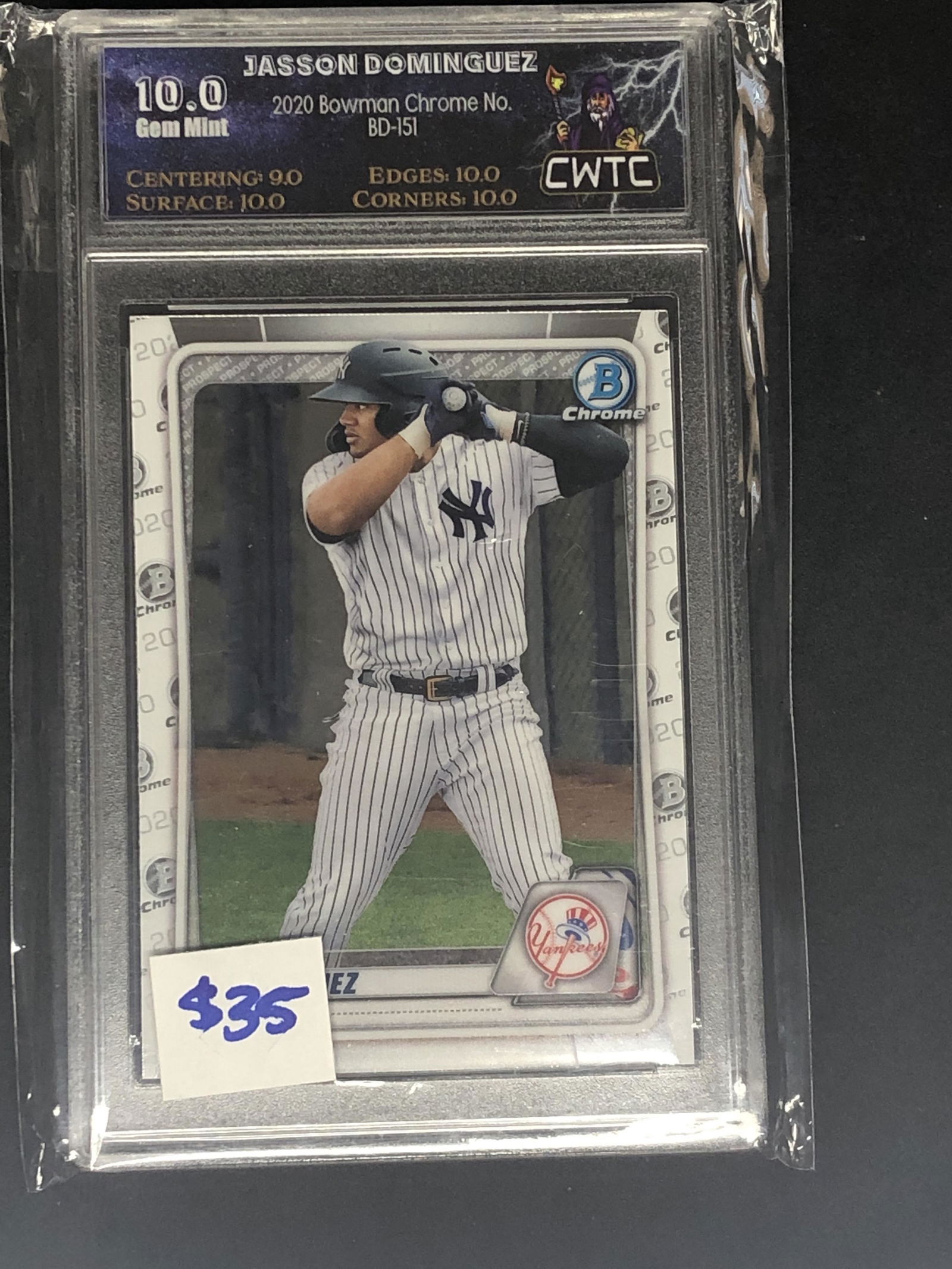 Jasson Dominguez Bowman Chrome Graded CWTC 10 (1 of 1)