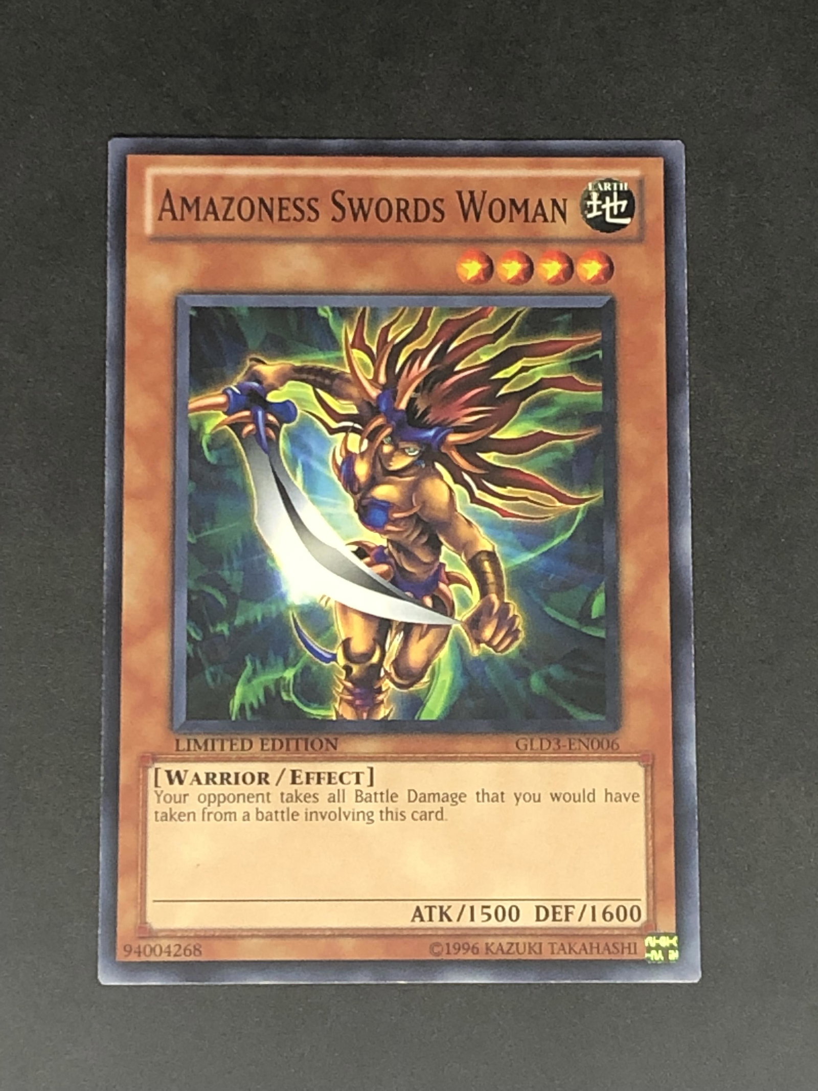 Limited Edition Amazoness Swords Woman Yu-Gi-Oh! Card (1 of 1)