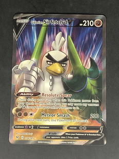 Galarian Sirfetch'd V Full Art Pokemon Card: Galarian Sirfetch'd V Full Art Pokemon Card