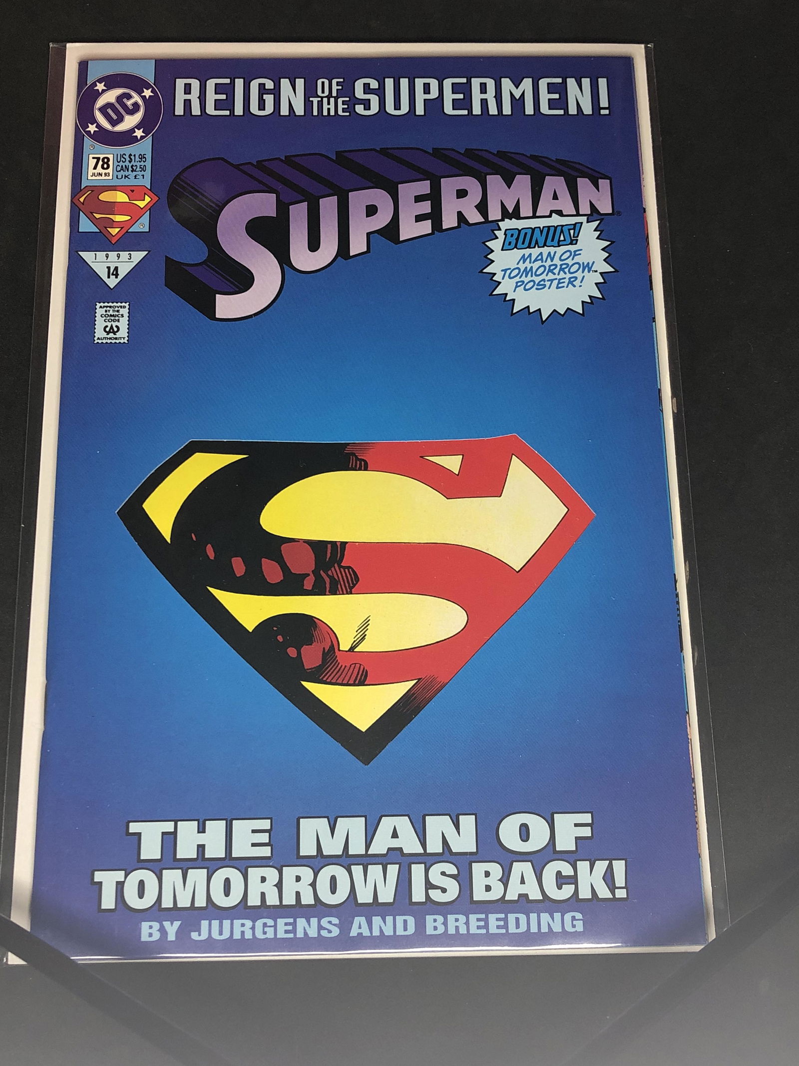 DC Superman Collectible Comic Book (1 of 1)