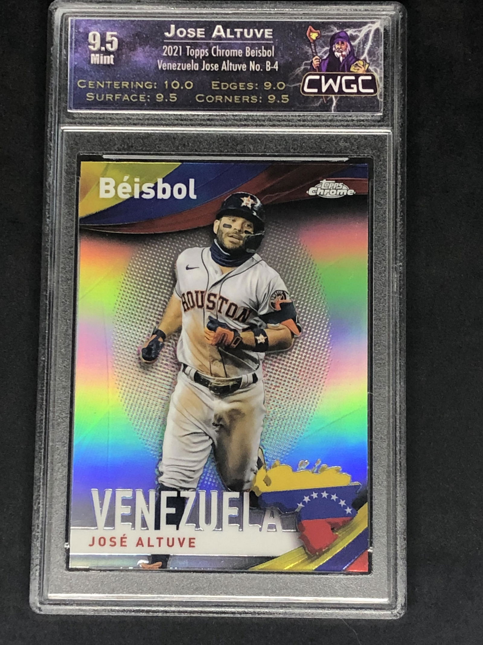 Jose Altuve Topps Chrome Graded CWTC 9.5 (1 of 1)