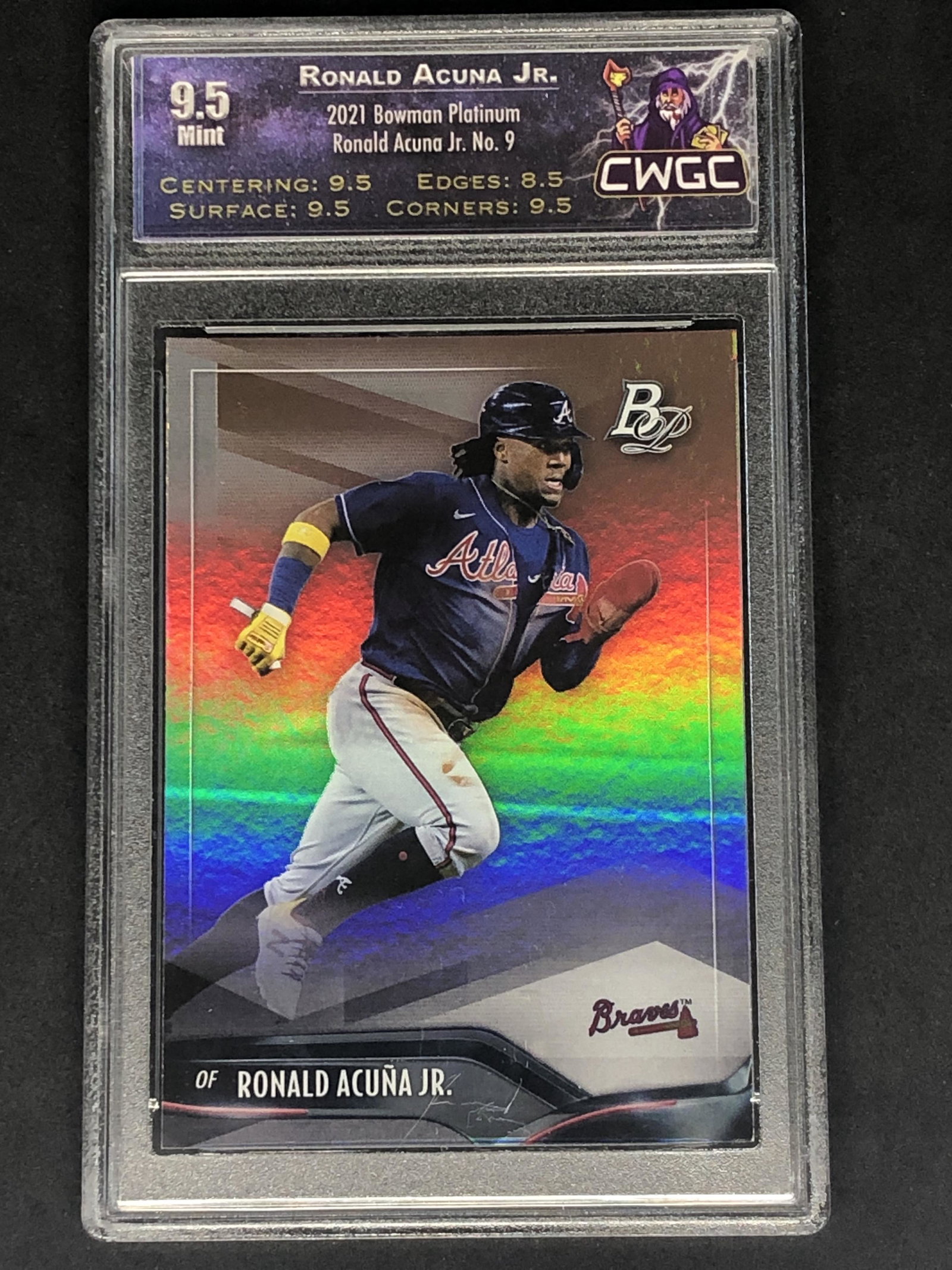 Ronald Acuna Jr. Bowman Platinum Graded CWTC 9.5 (1 of 1)