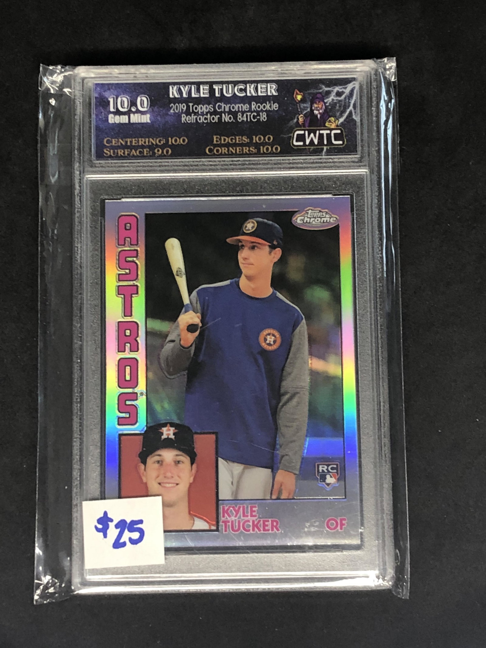 Kyle Tucker Topps Chrome Rookie Refractor Graded CWTC (1 of 1)