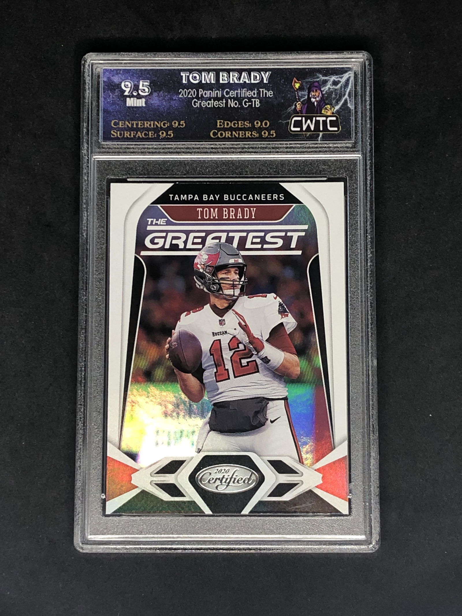 Tom Brady Panini Certified Graded CWTC 9.5 (1 of 1)