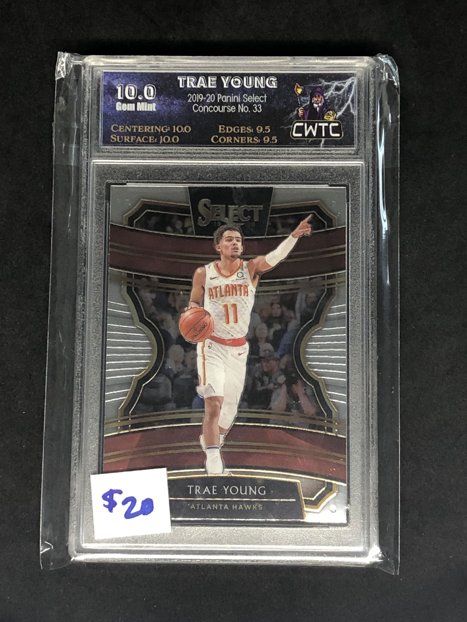 Trae Young Panini Select Graded CWTC 10 (1 of 1)