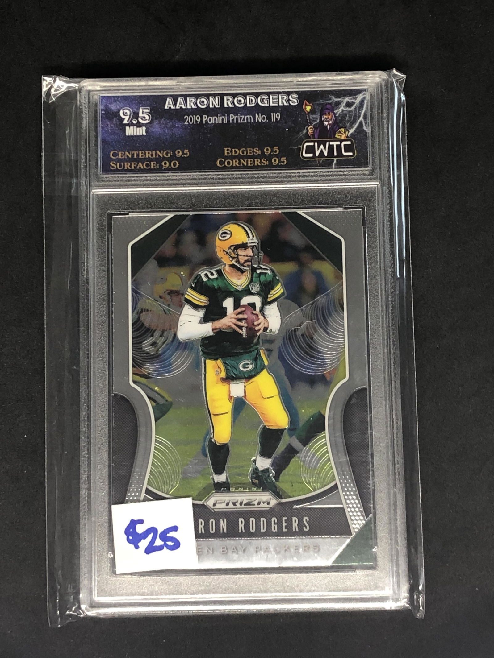 Aaron Rodgers Panini Prizm Graded CWTC 9.5 (1 of 1)