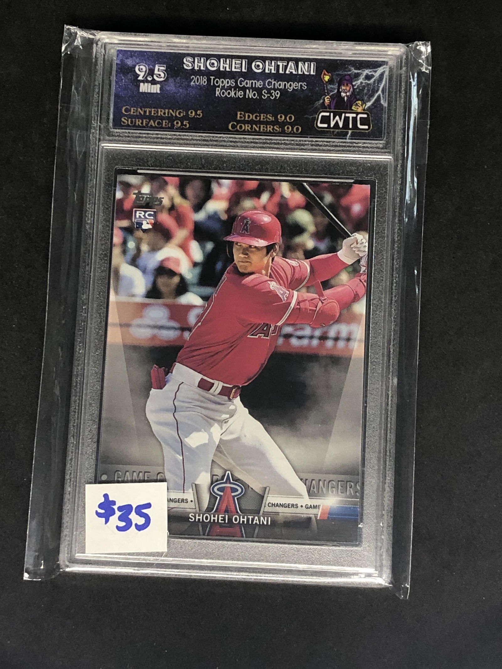 Shohei Ohtani Topps Rookie Graded CWTC 9.5 (1 of 1)