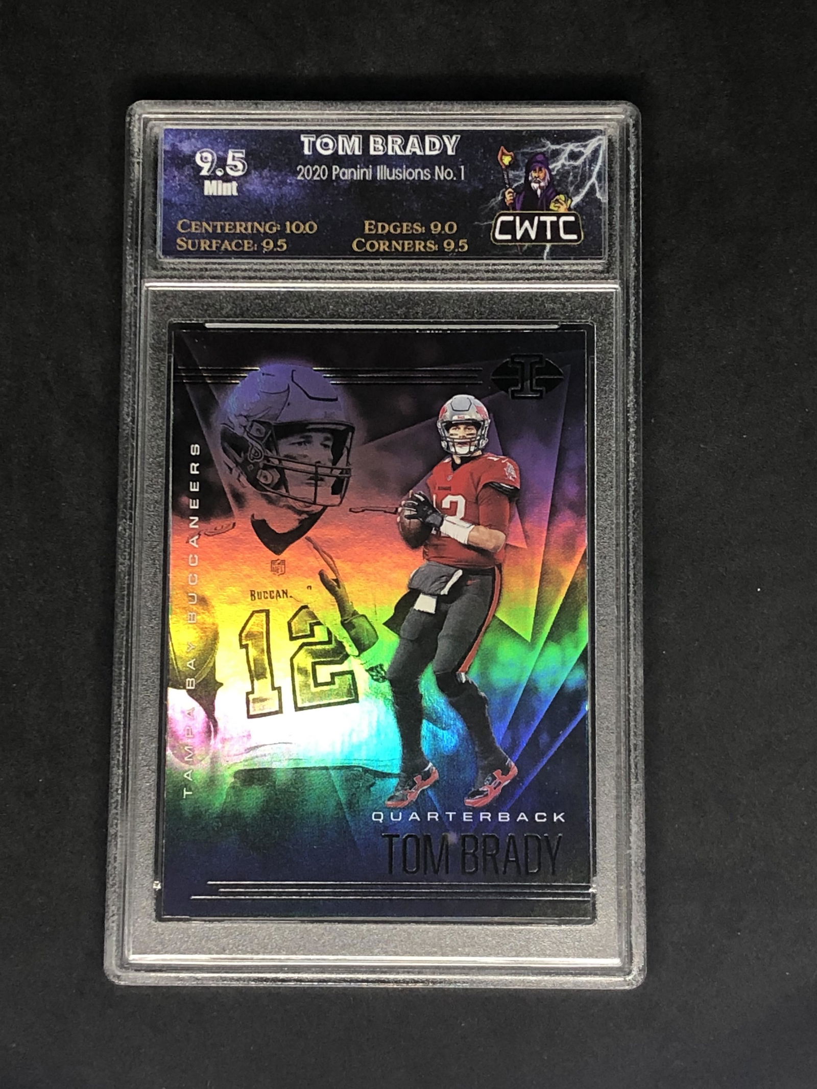 Tom Brady Panini Illusions Graded CWTC 9.5 (1 of 1)