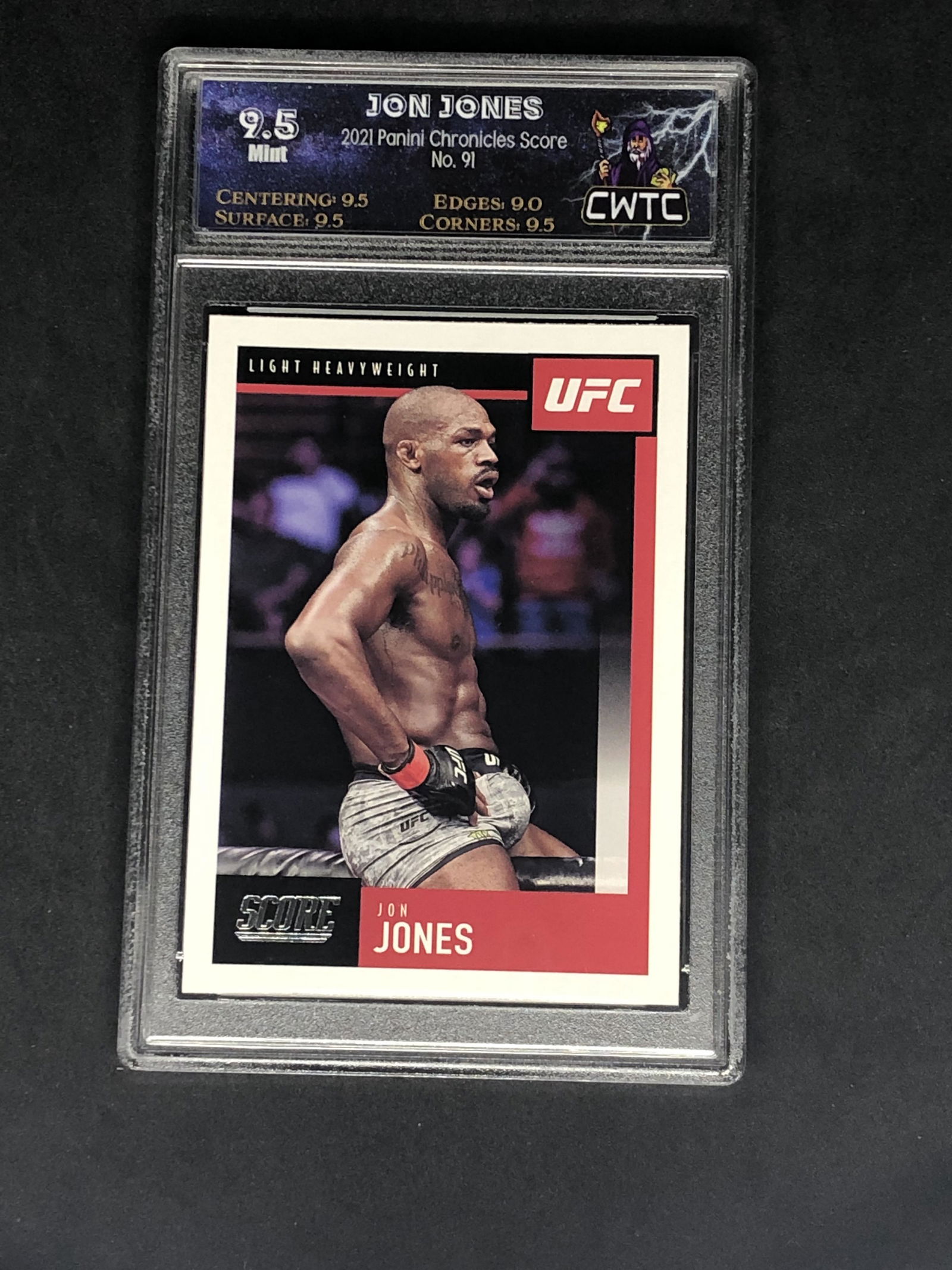 Jon Jones Panini Score Graded CWTC 9.5 (1 of 1)