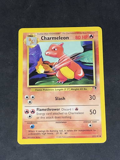 Vintage Legendary Collection Charmeleon Pokemon Card