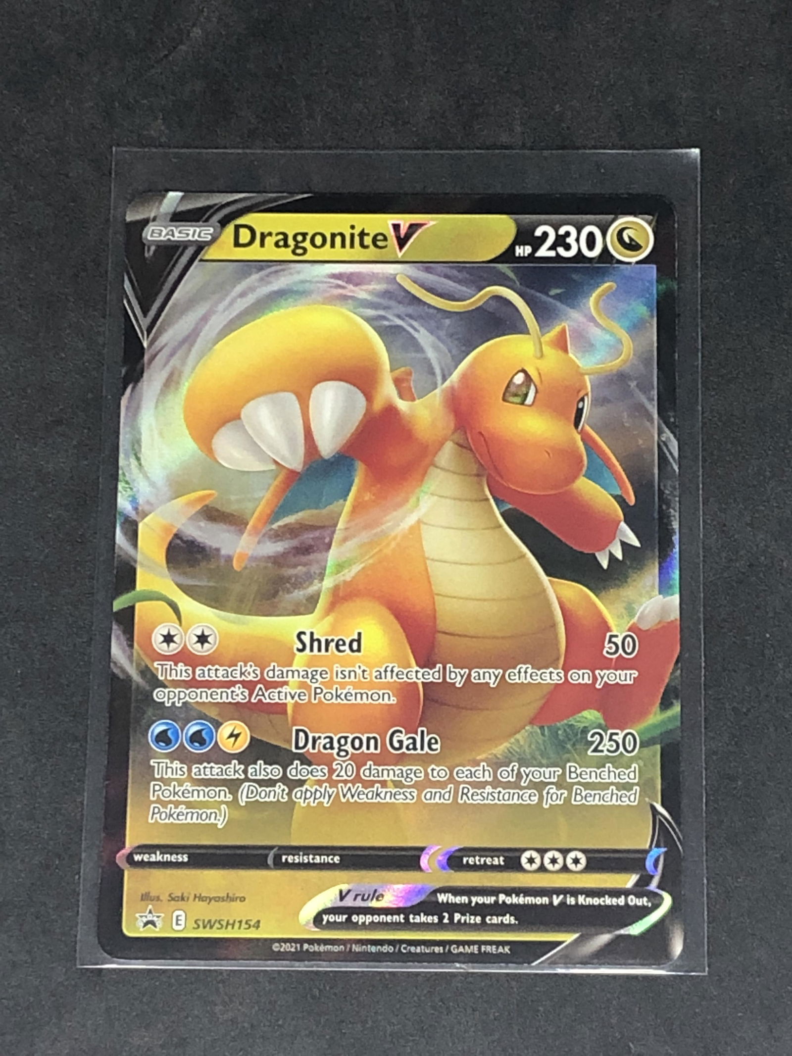 Dragonite V Pokemon Card (1 of 1)