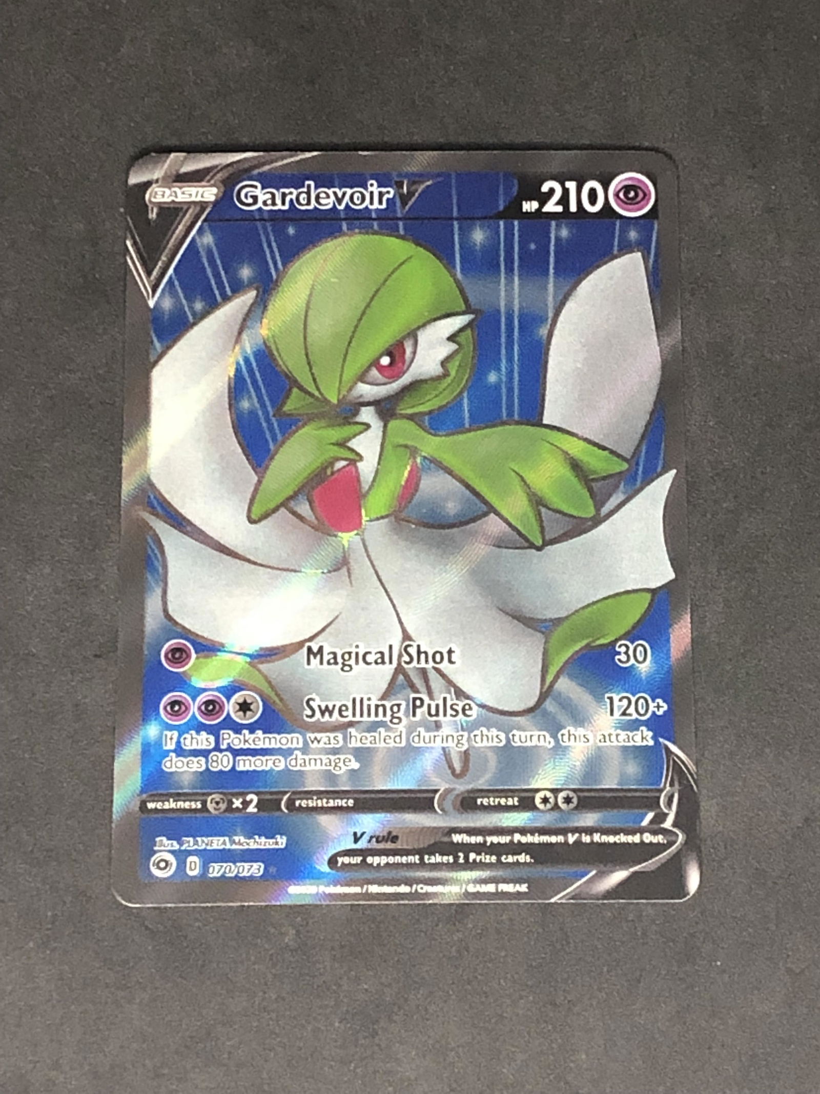 Gardevoir V Full Art Pokemon Card: Gardevoir V Full Art Pokemon Card