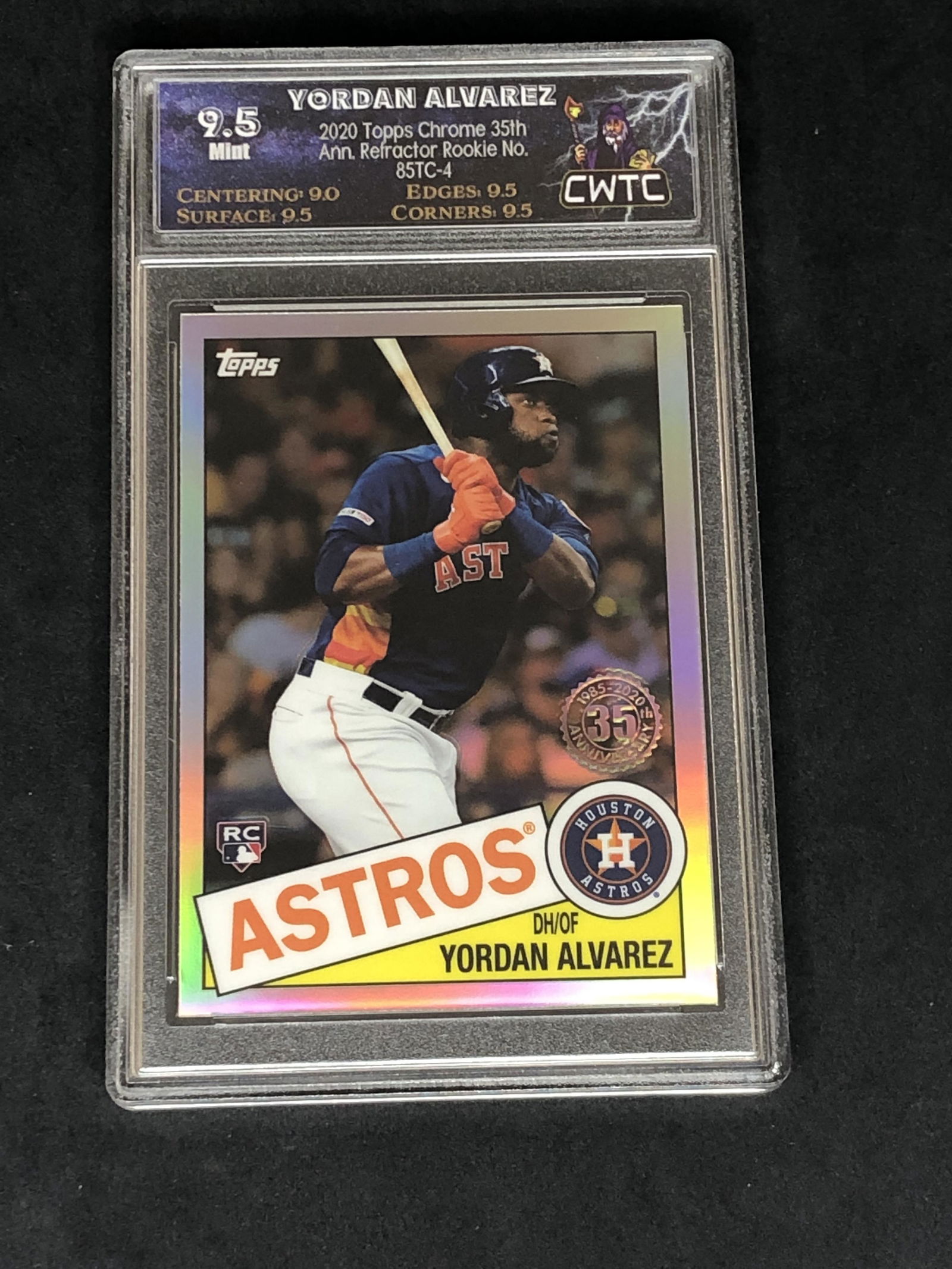 Yordan Alvarez Topps Chrome Rookie Graded CWTC 9.5 (1 of 1)