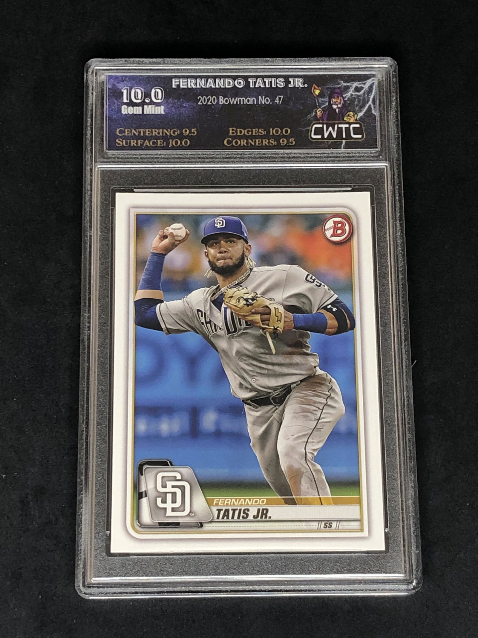 Fernando Tatis Jr. Bowman Graded CWTC 10 (1 of 1)
