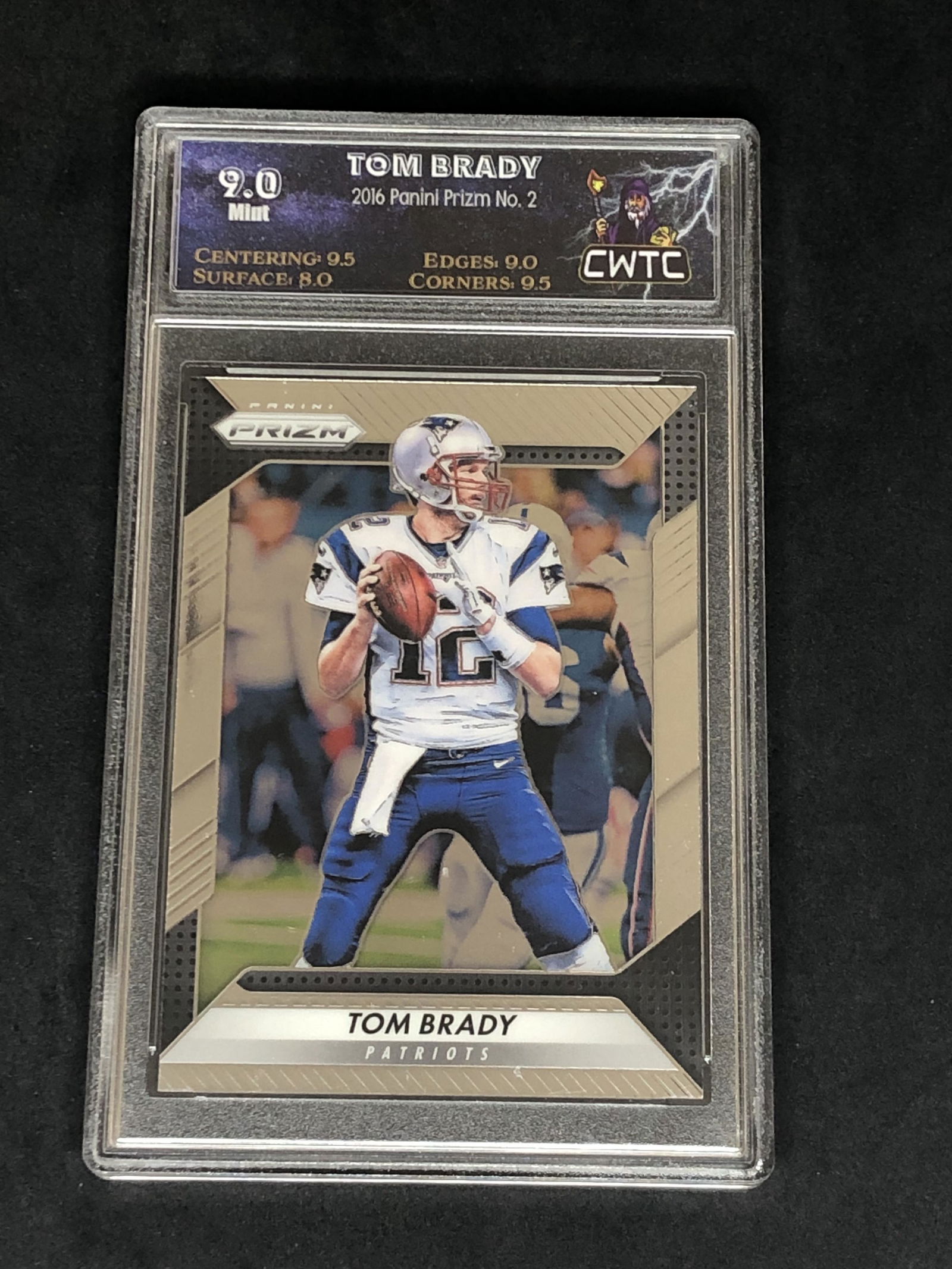 Tom Brady Panini Prizm Graded CWTC 9 (1 of 1)