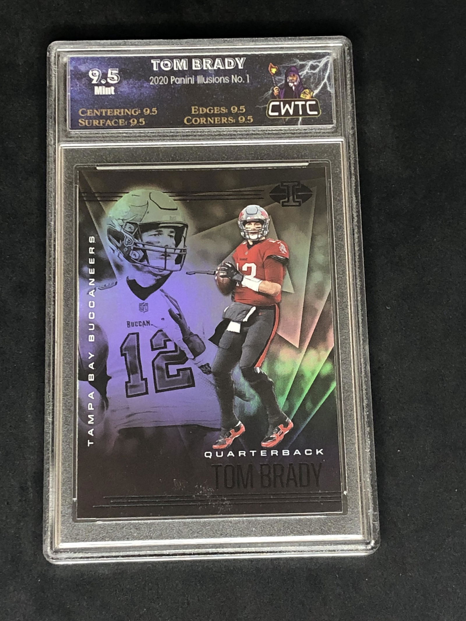 Tom Brady Panini Illusions Graded CWTC 9.5 (1 of 1)