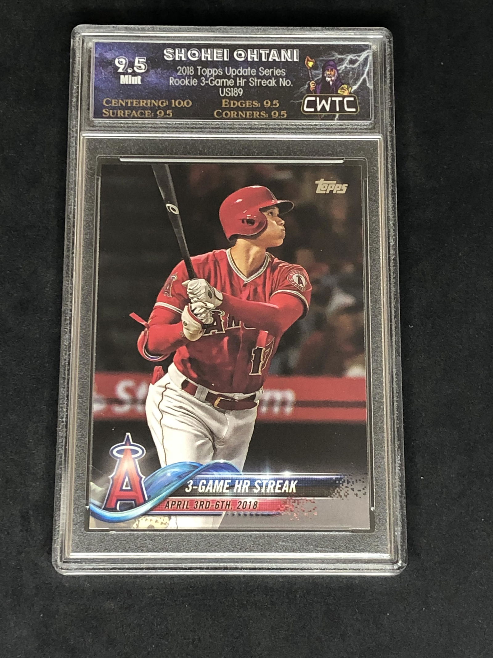 Shohei Ohtani Topps Rookie Graded CWTC 9.5 (1 of 1)