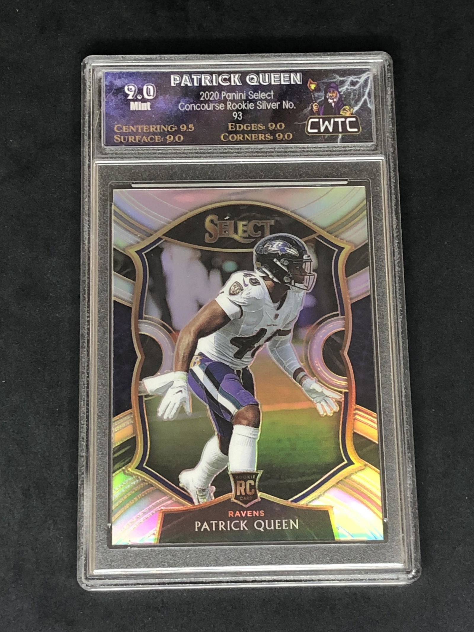 Patrick Queen Panini Silver Select Rookie Graded CWTC 9 (1 of 1)