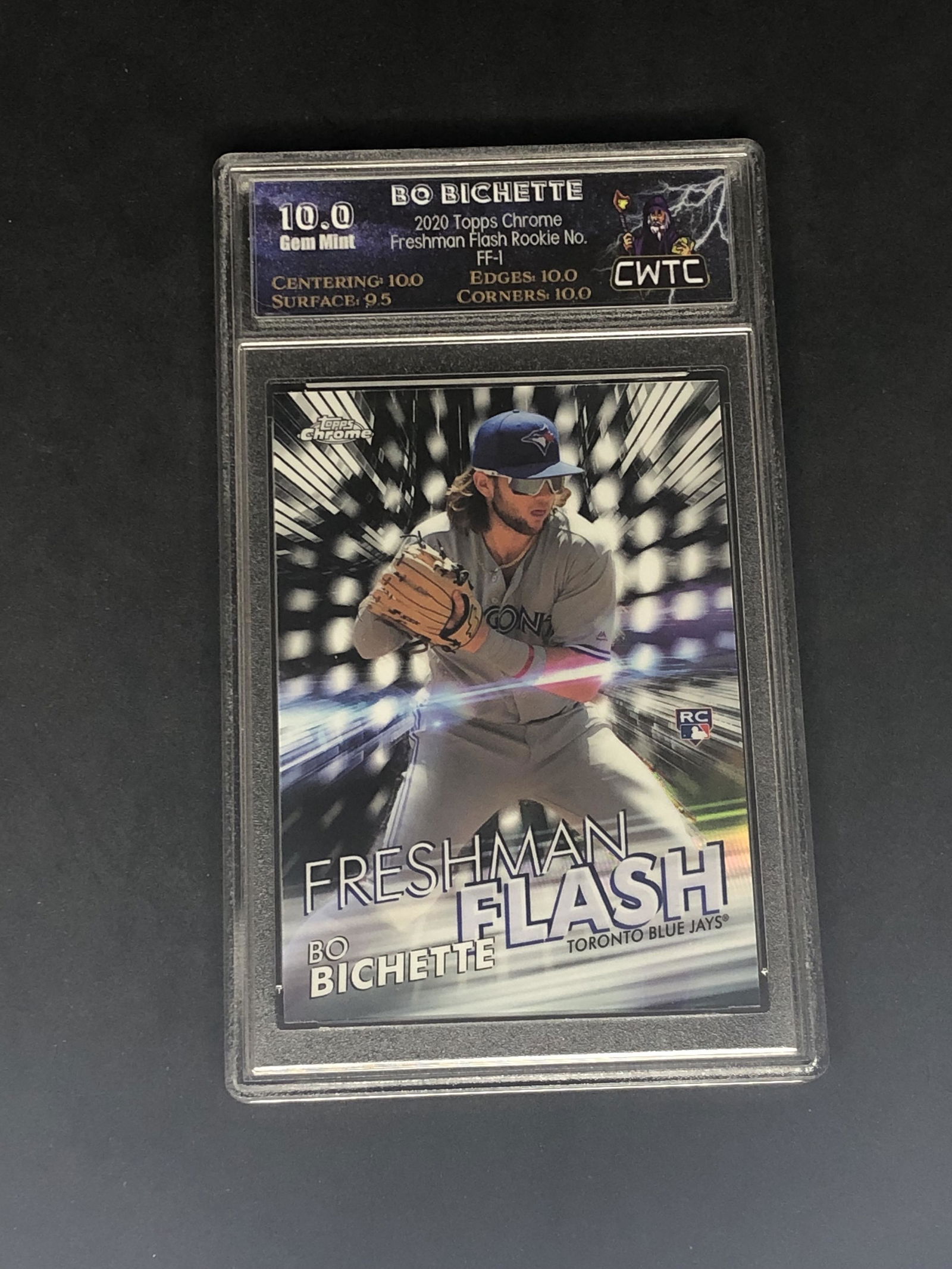 Bo Bichette Topps Chrome Rookie Graded CWTC 10 (1 of 1)