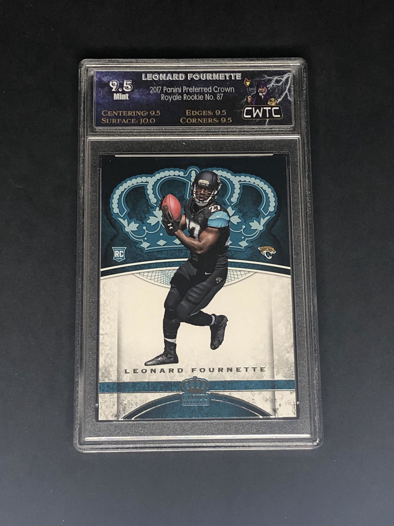 Leonard Fournette Panini Crown Royale Rookie Graded (1 of 1)