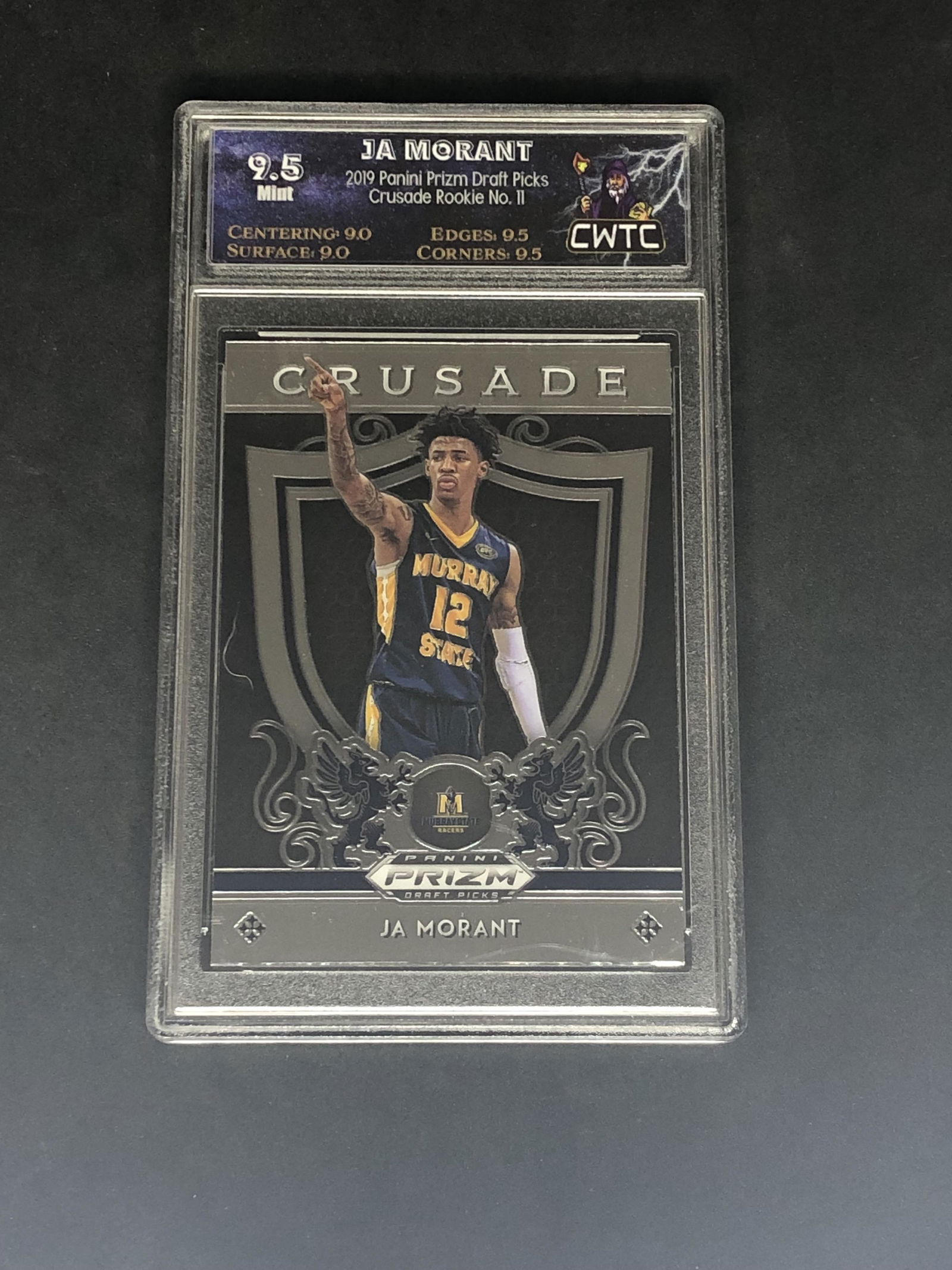 Ja Morant Panini Prizm Rookie Graded CWTC 9.5 (1 of 1)