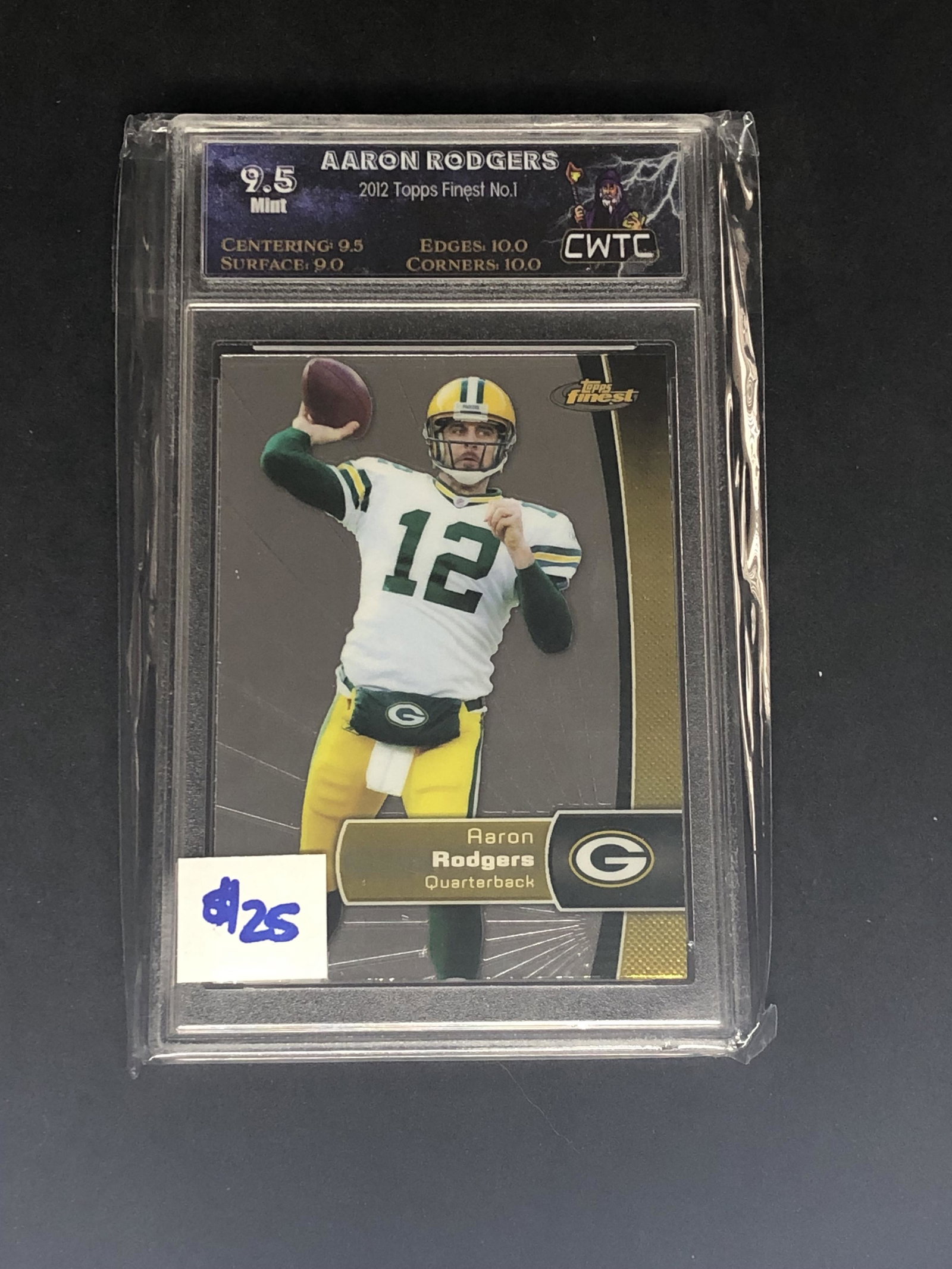 Aaron Rodgers Topps Finest Graded CWTC 9.5 (1 of 1)
