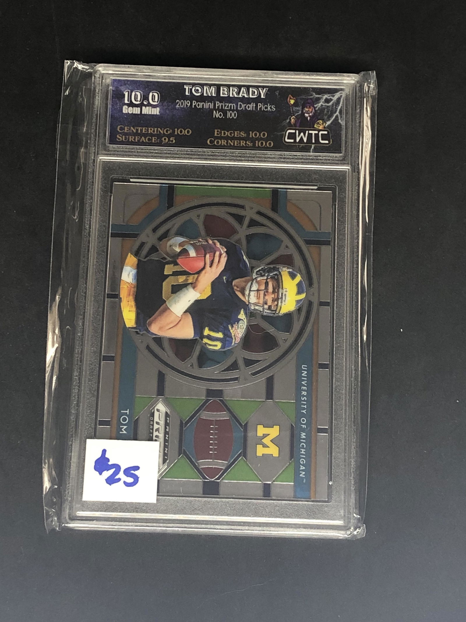 Tom Brady Panini Prizm Graded CWTC 10 (1 of 1)