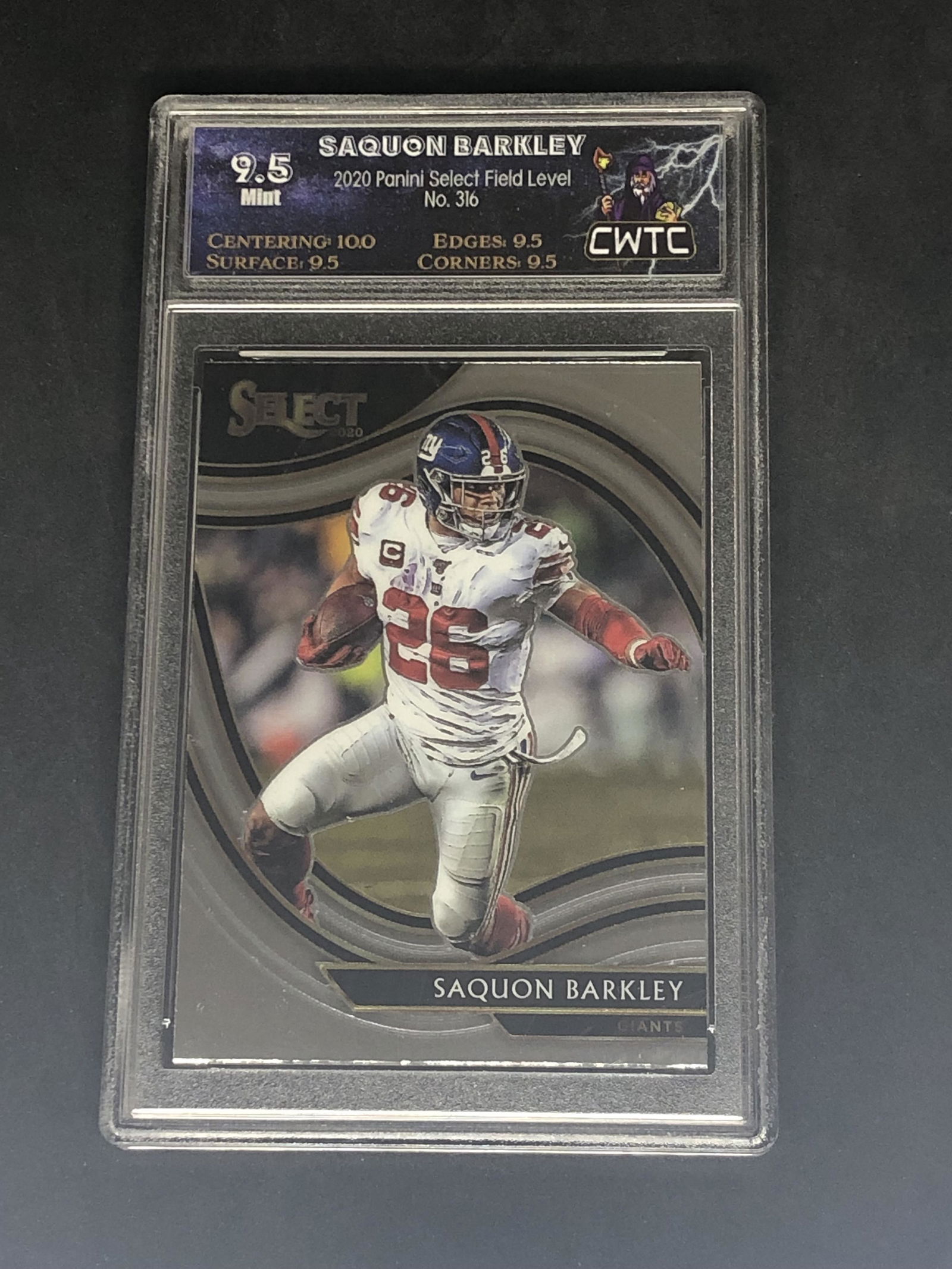 Saquon Barkley Panini Select Graded CWTC 9.5 (1 of 1)