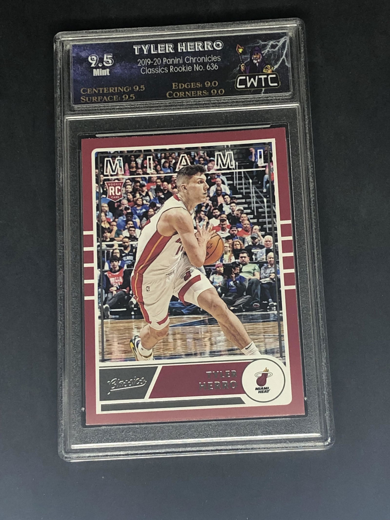 Tyler Herro Panini Classics Rookie Graded CWTC 9.5 (1 of 1)