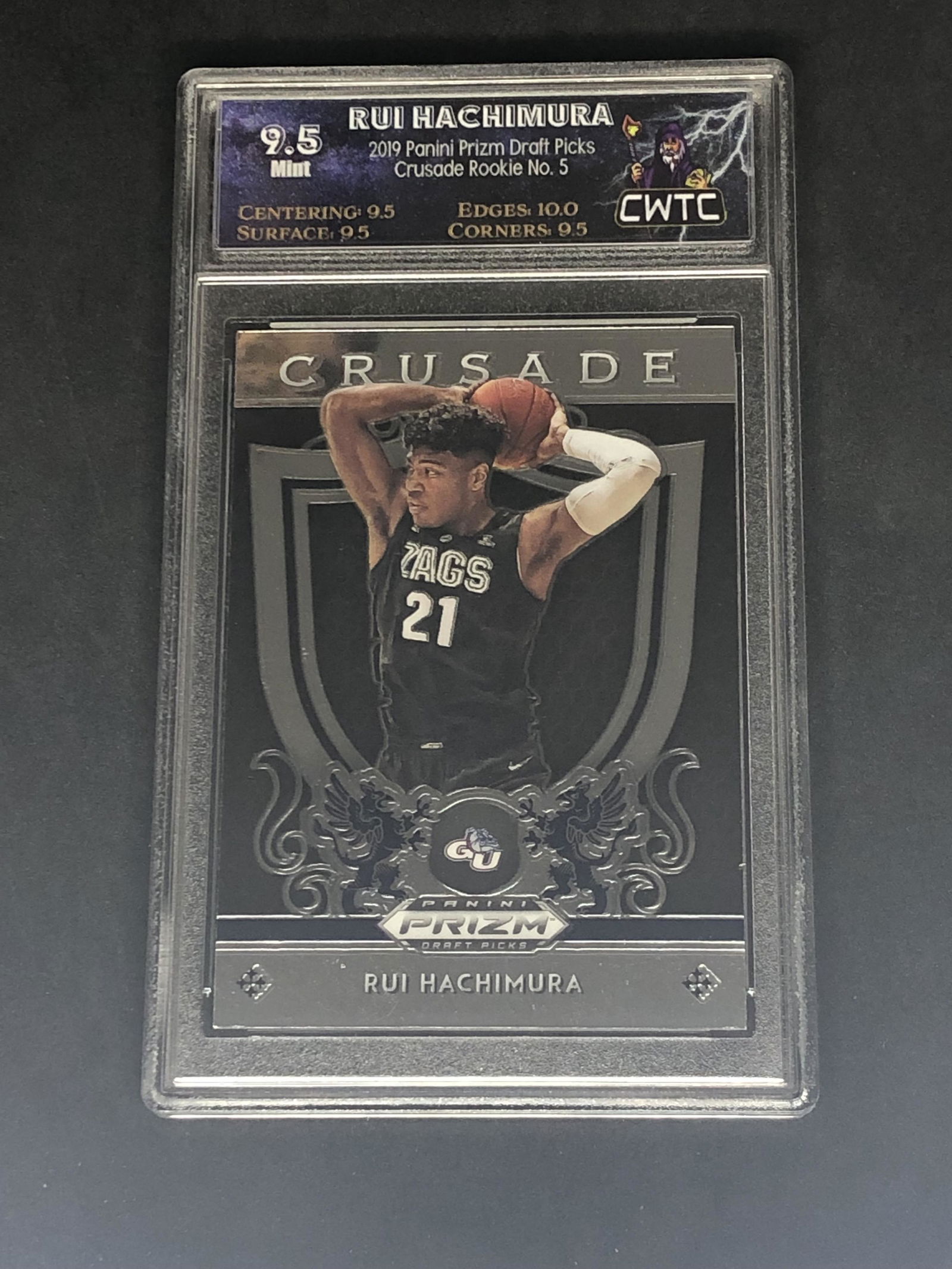 Rui Hachimura Panini Prizm Rookie Graded CWTC 9.5 (1 of 1)